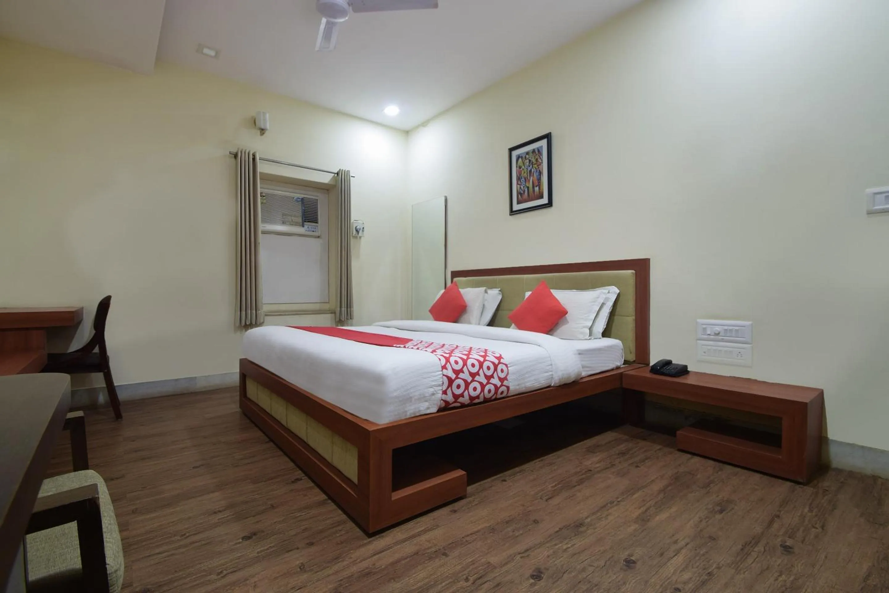 Bedroom, Bed in FabHotel Royal Icon