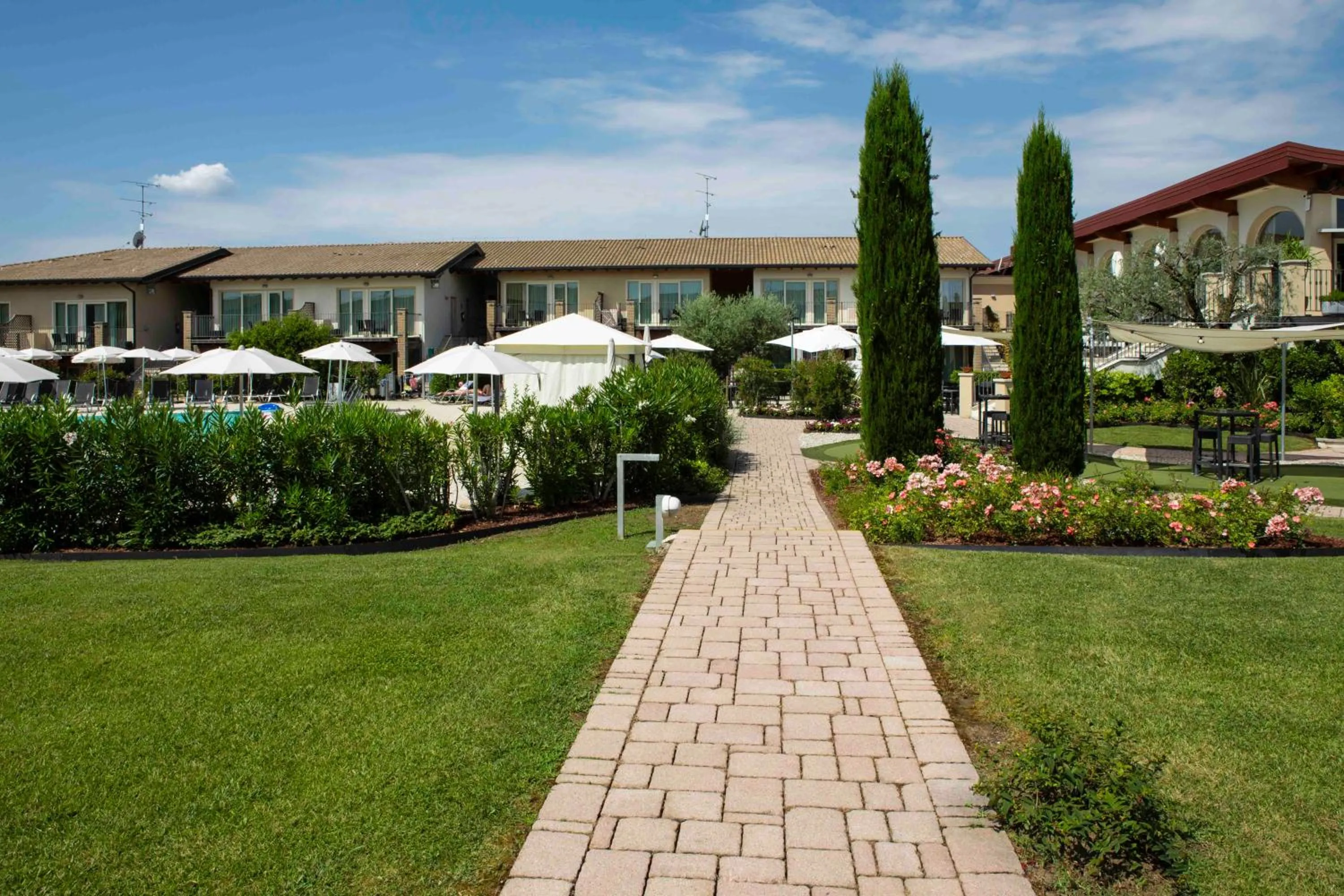 Garden in Lake Garda Resort