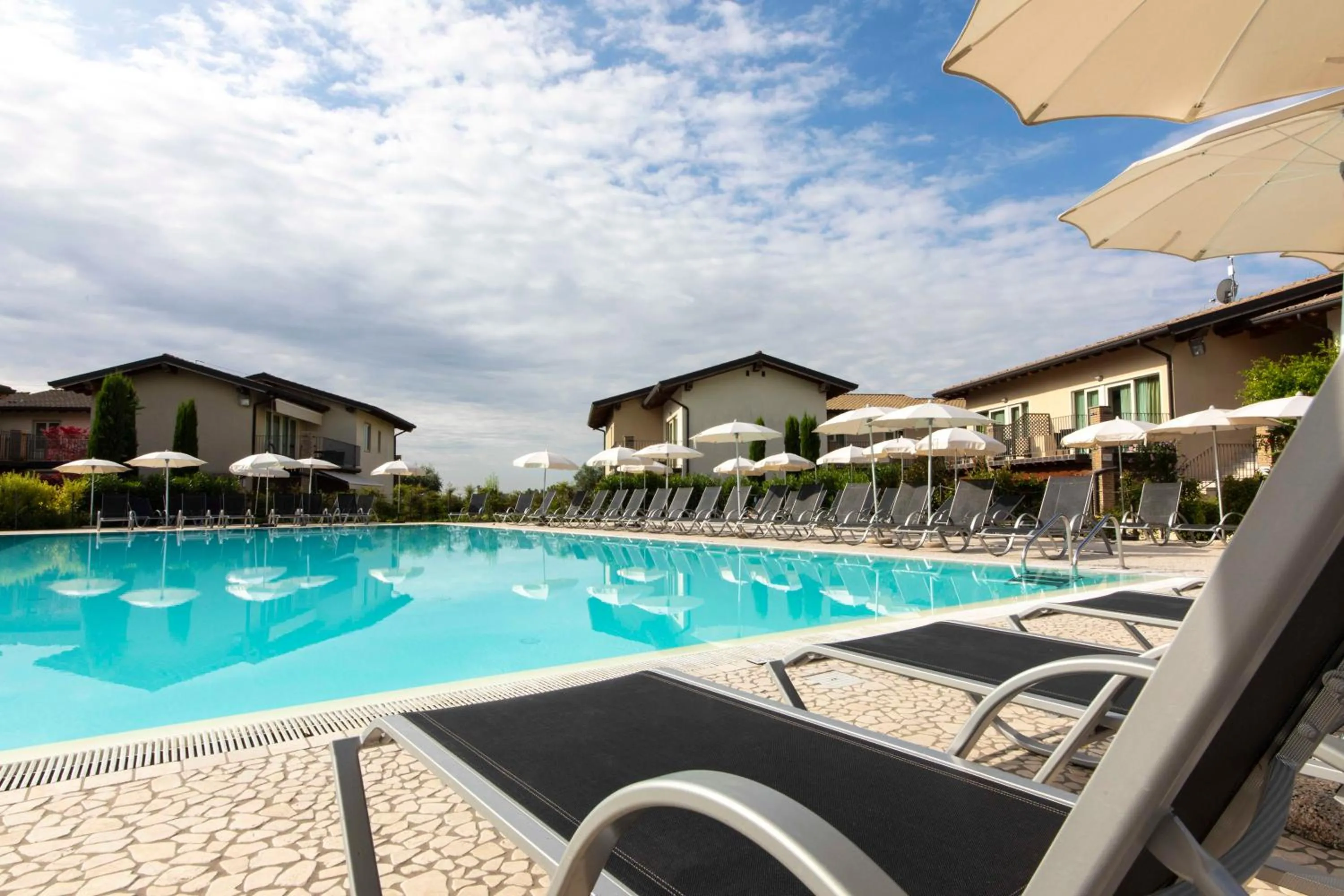 Pool view in Lake Garda Resort