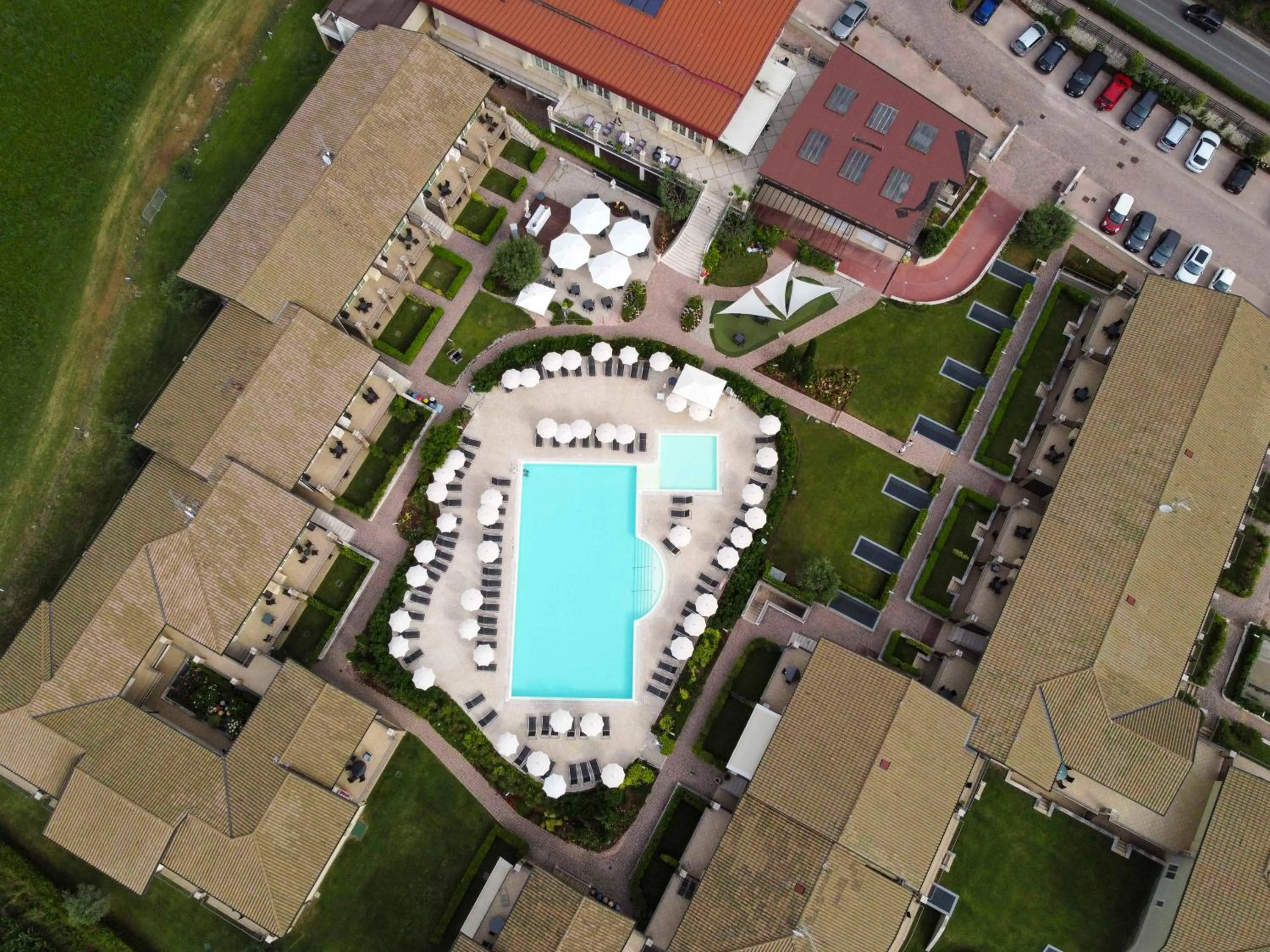 Bird's eye view in Lake Garda Resort