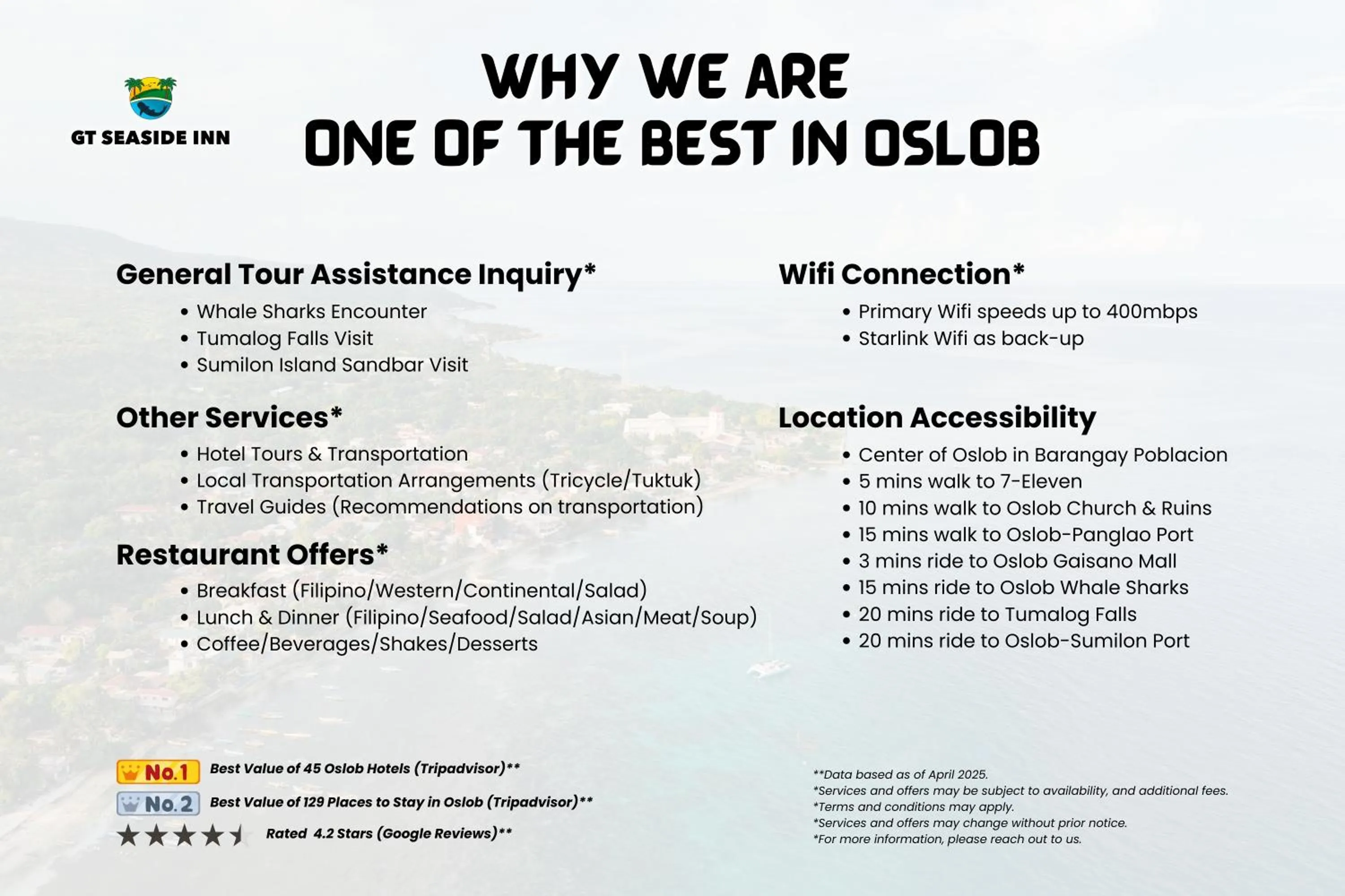 Activities in GT Seaside Inn