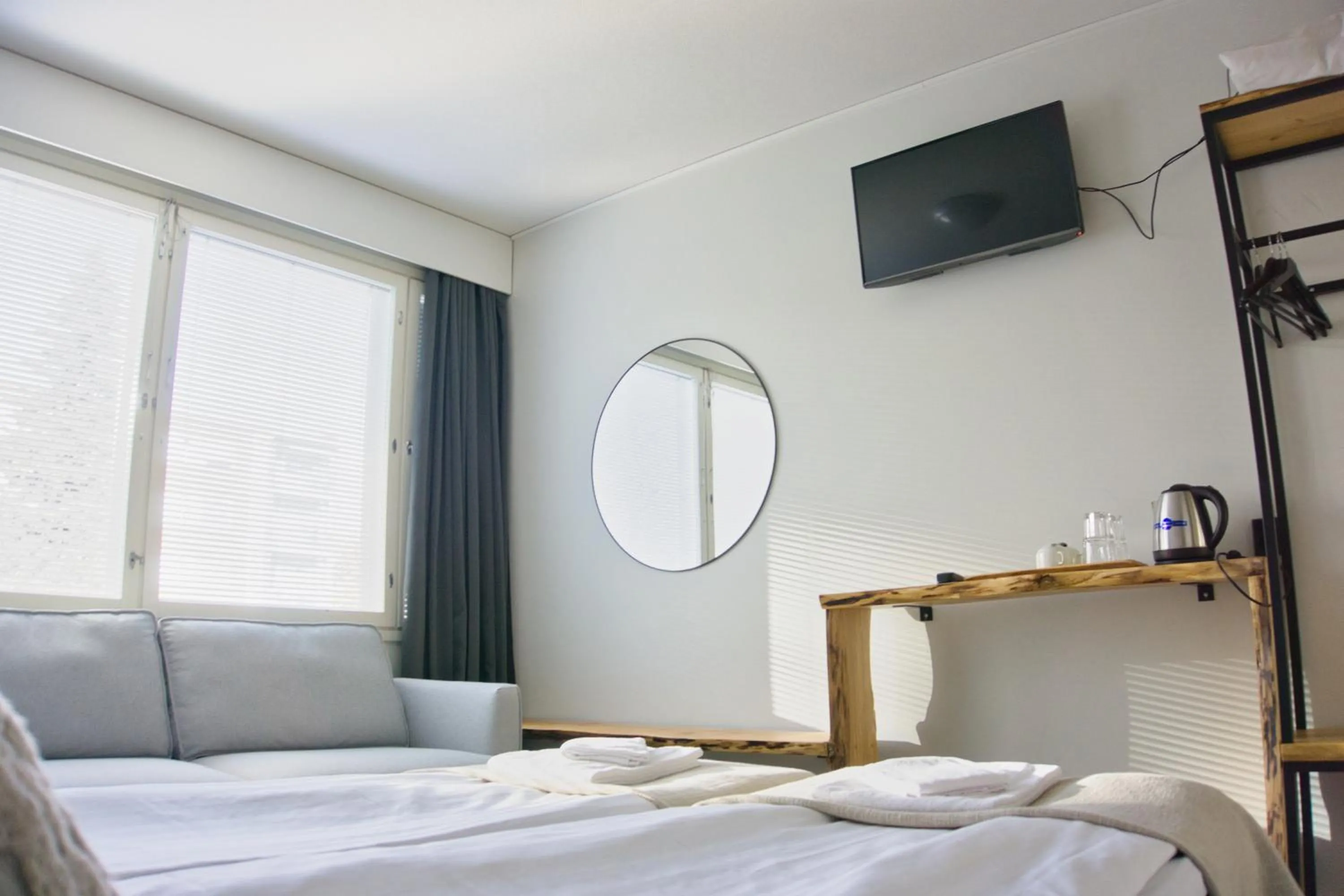 Bedroom, Bed in Hotelli Savonlinna