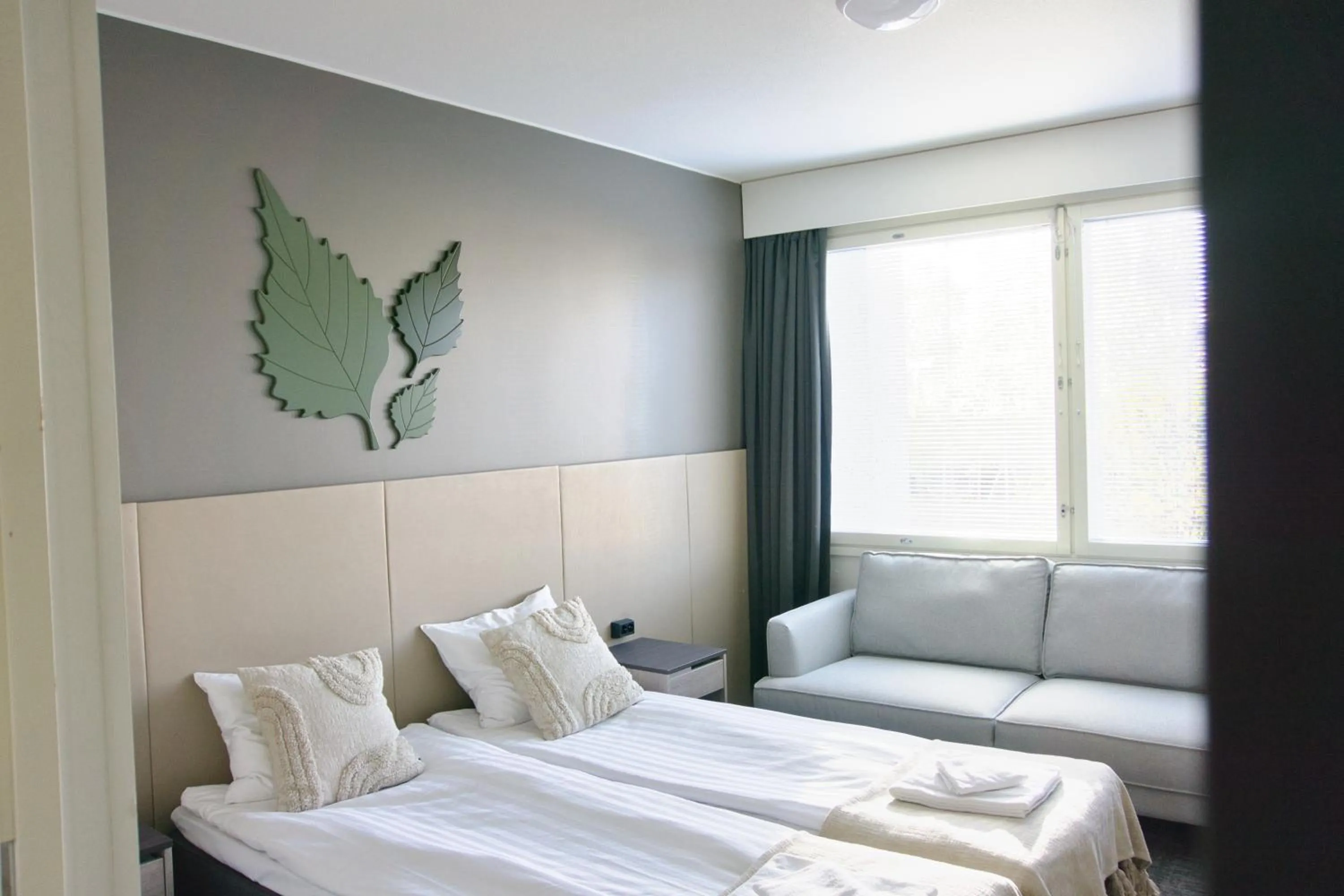 Bedroom, Bed in Hotelli Savonlinna