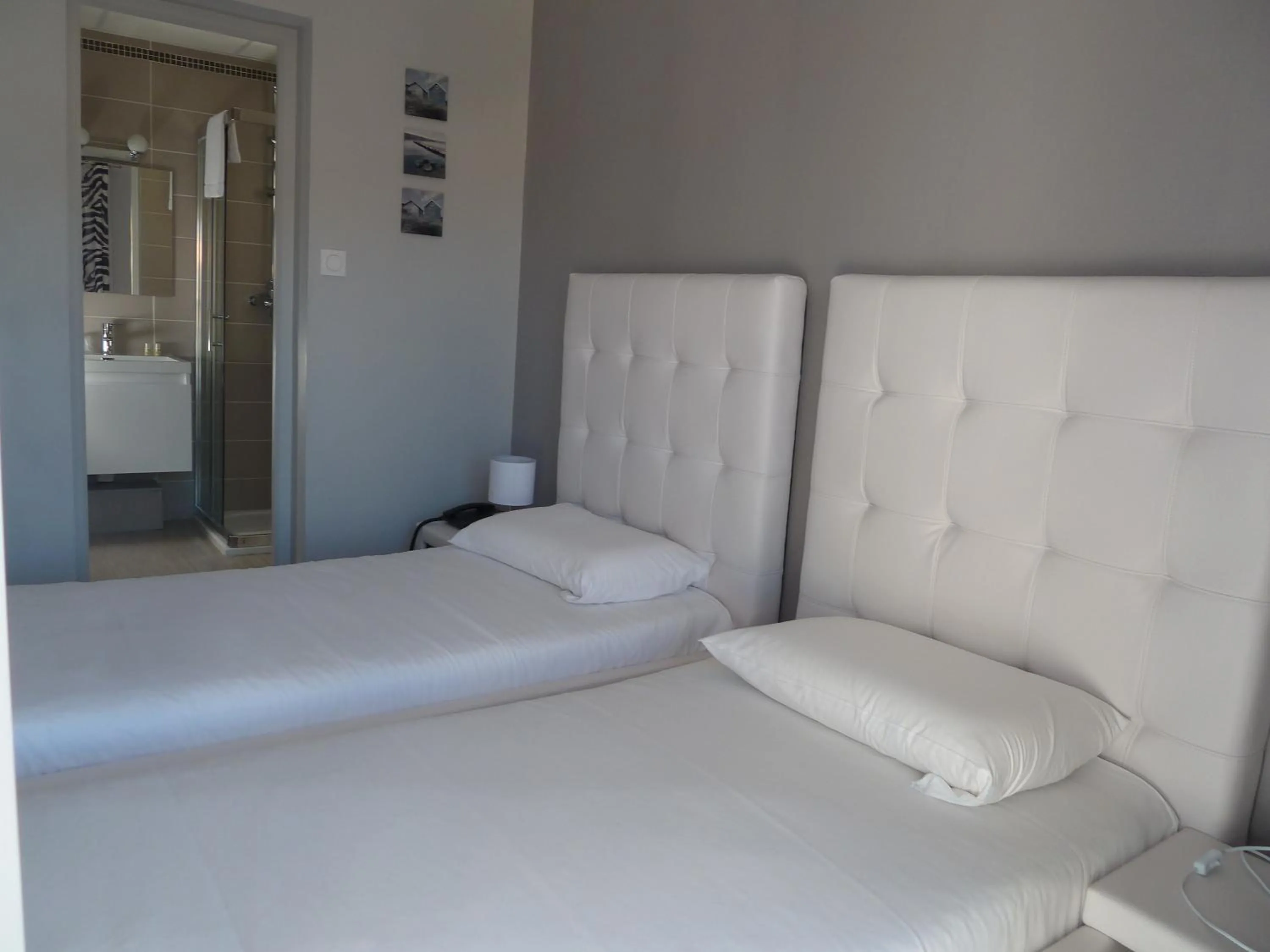 Bed in Hotel Bleu Azur