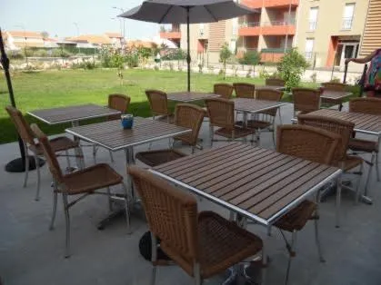 Patio in Hotel Bleu Azur