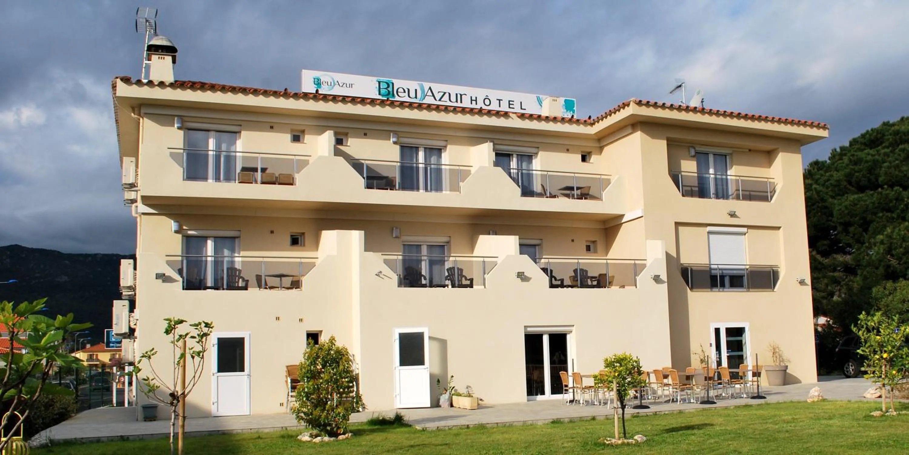 Balcony/Terrace in Hotel Bleu Azur