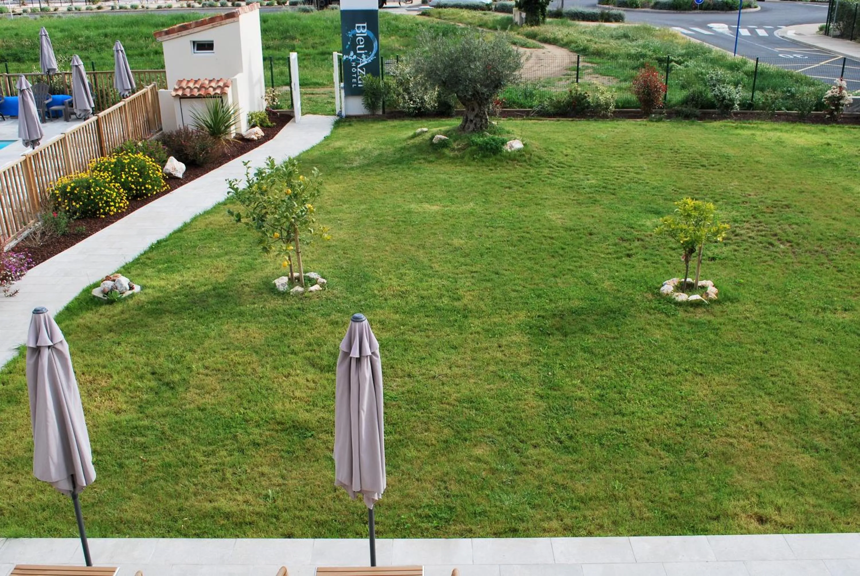 Garden in Hotel Bleu Azur