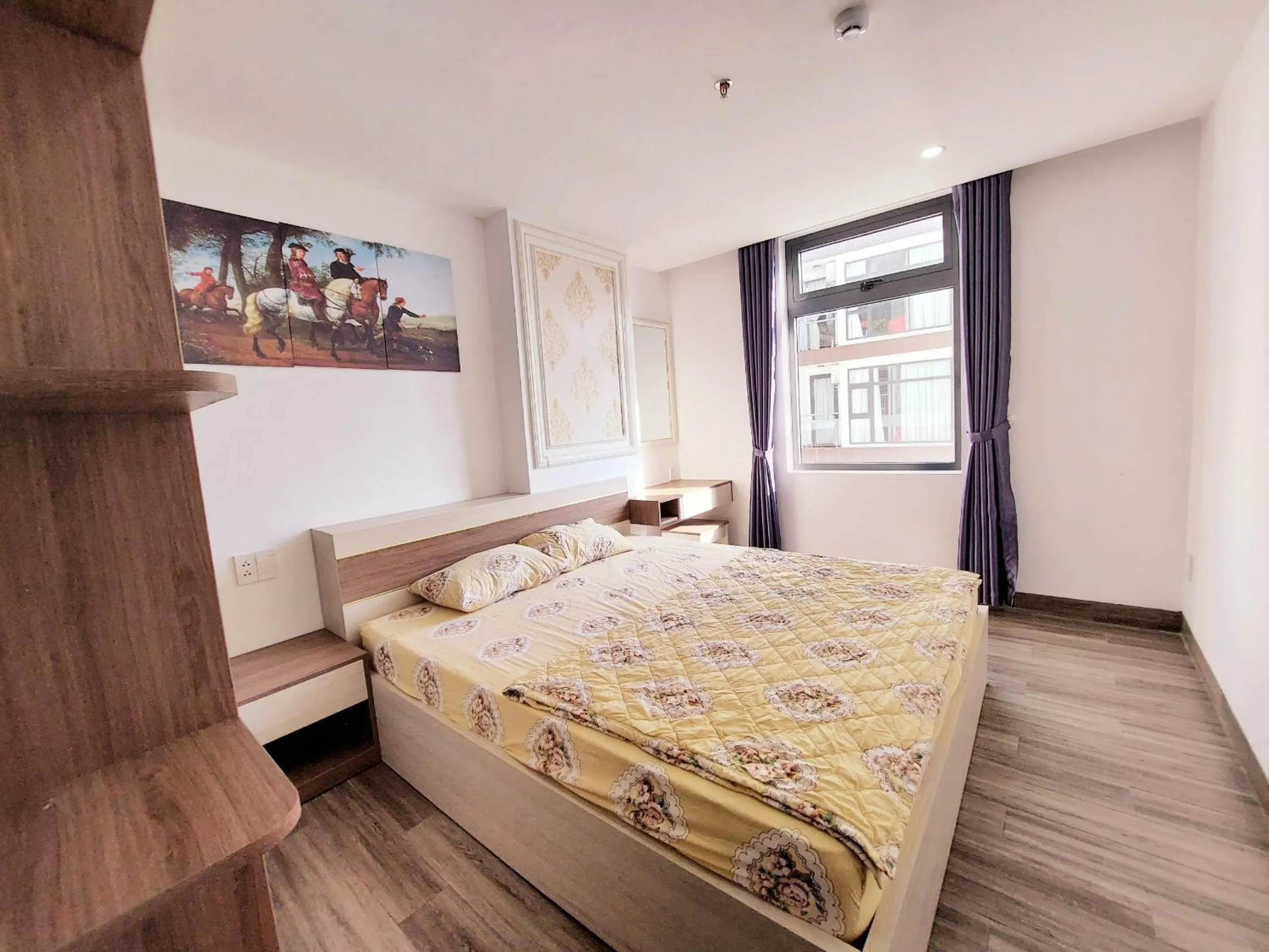 Bed in Lavender II Hotel