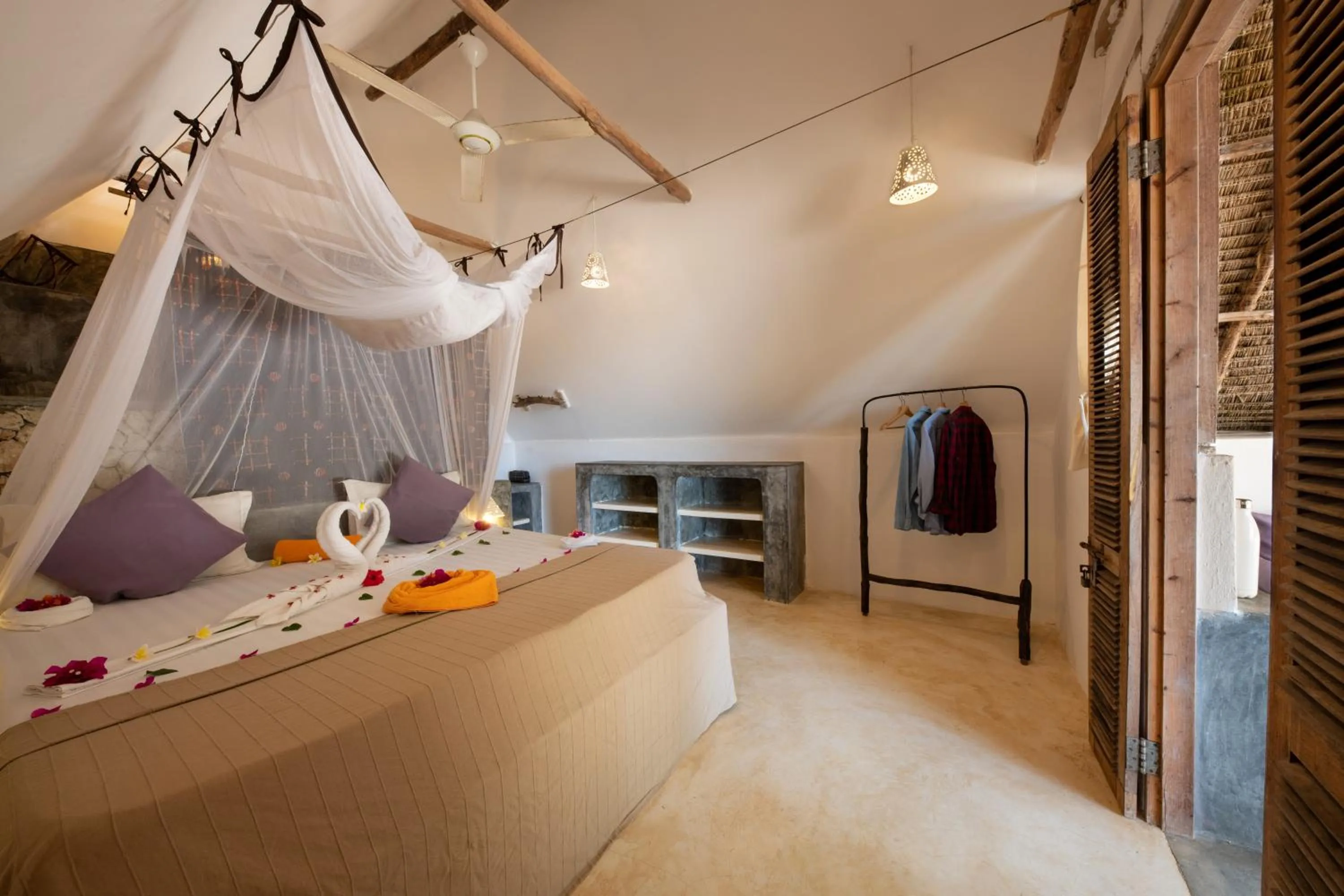 Bed in Nur Beach Hotel