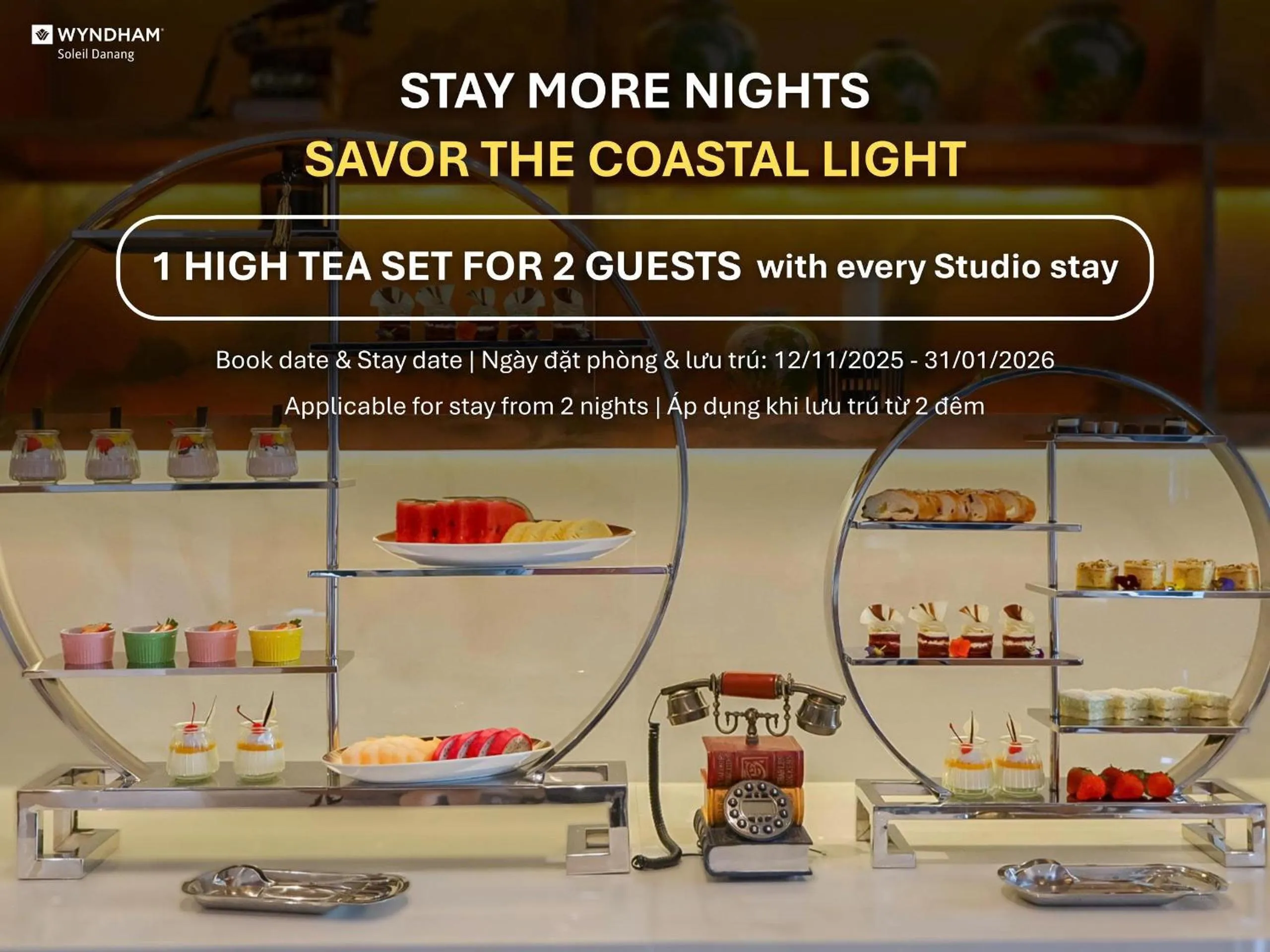 Food and drinks in Wyndham Soleil Danang - Free Two ways Airport Transport