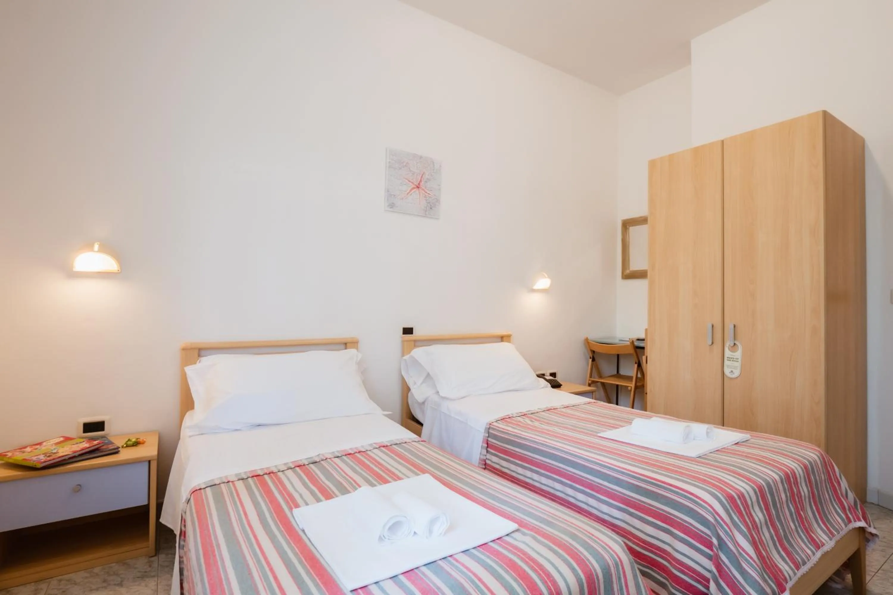 Bed in Hotel Villa del Mare