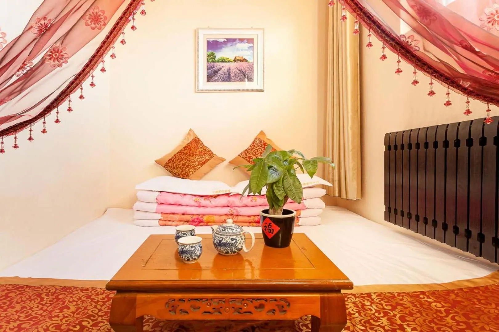 Bed in Pingyao Jiaxin Guesthouse