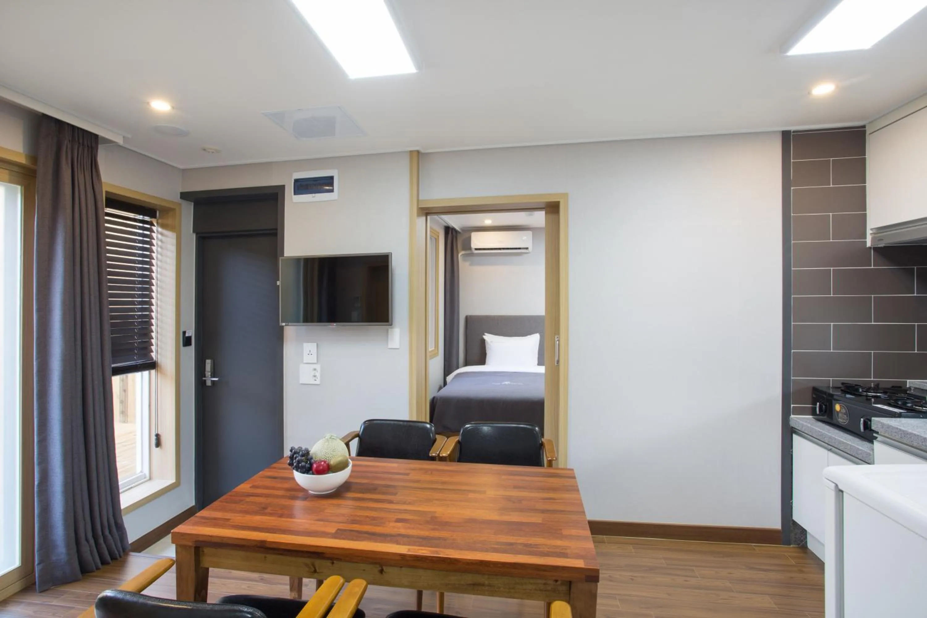 Kitchen or kitchenette in The BS Hotel Busan Station