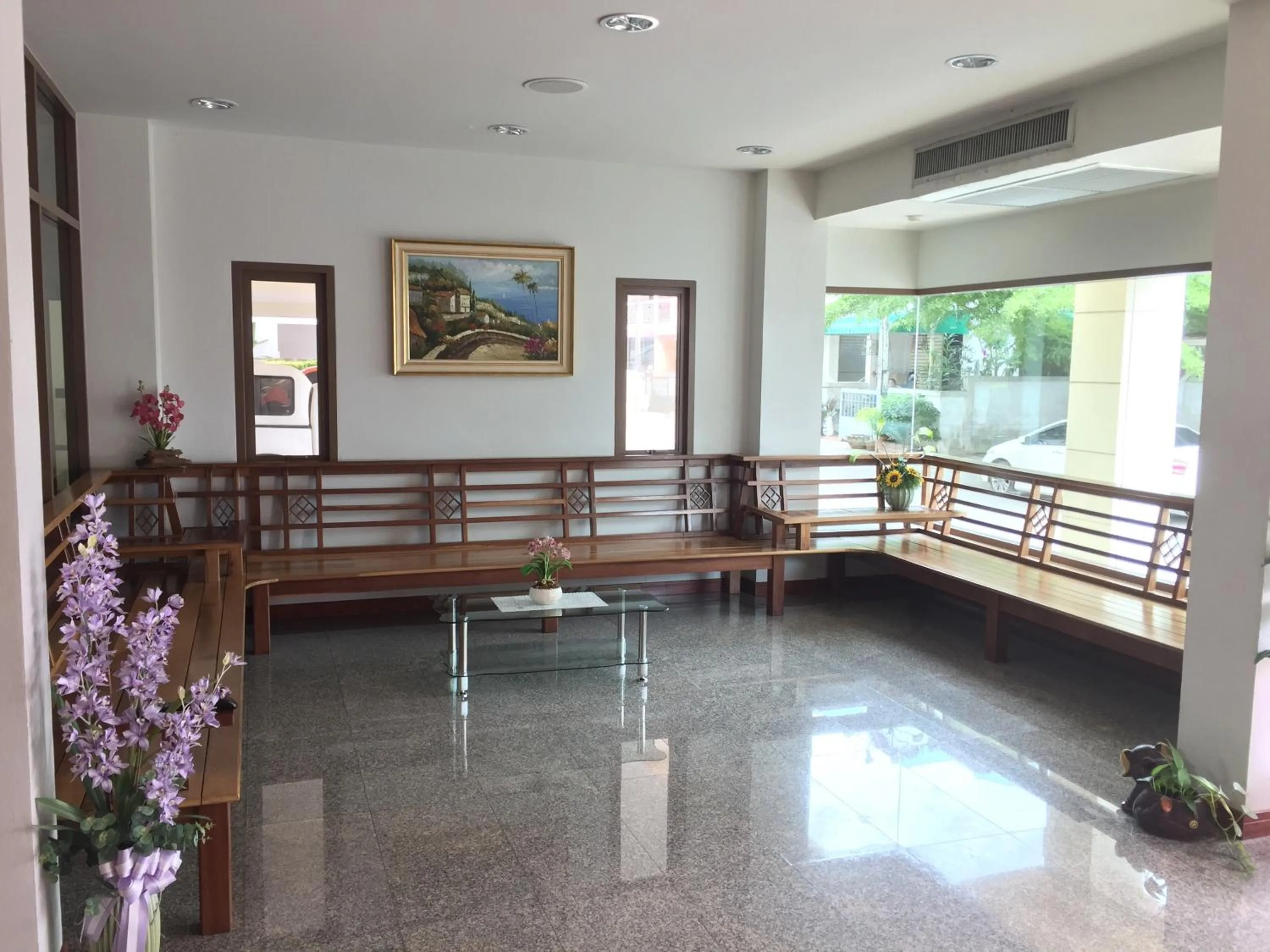 Lobby or reception in Orchid Residence Suratthani