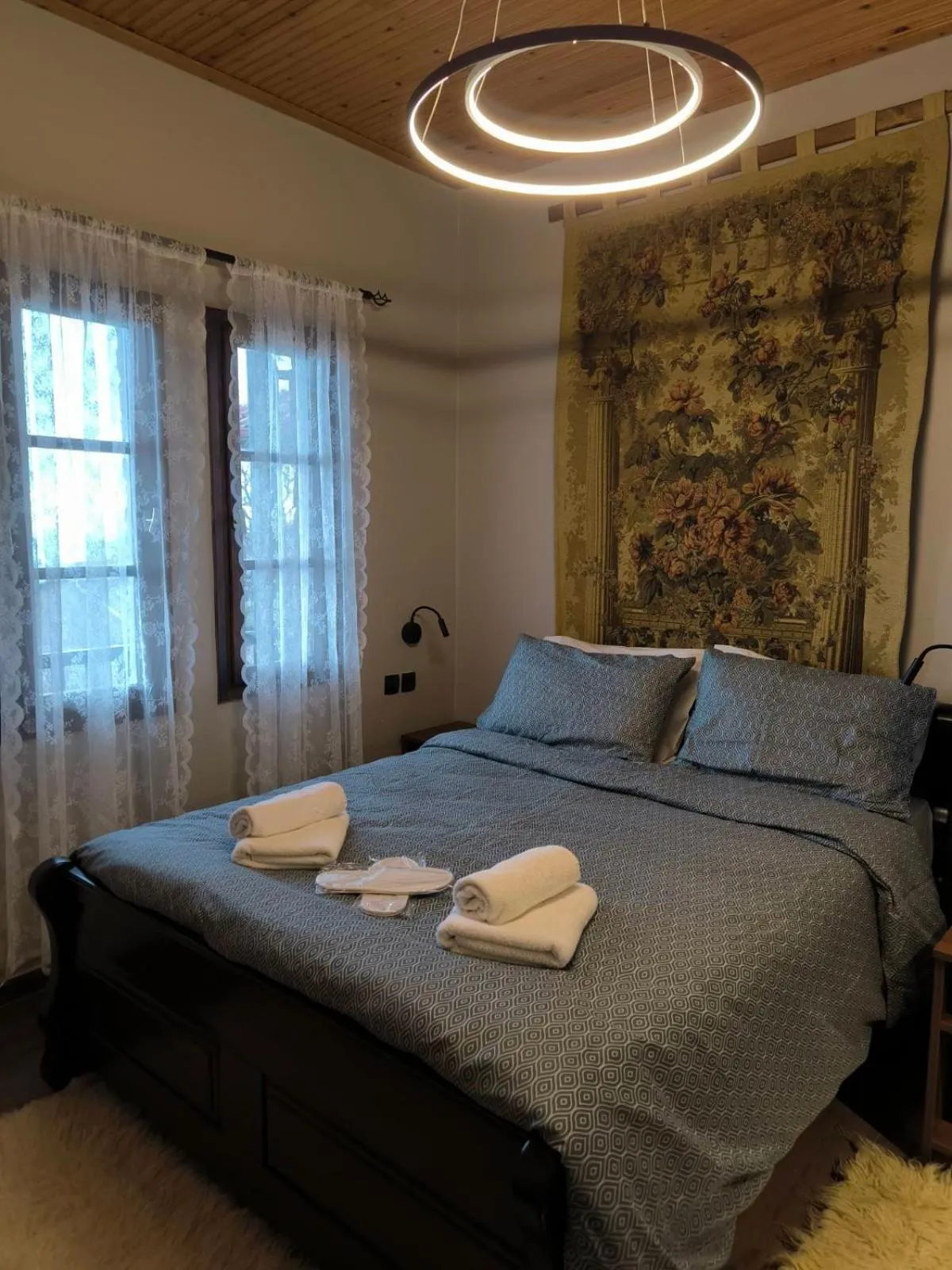 Bed in Enastron Guesthouse