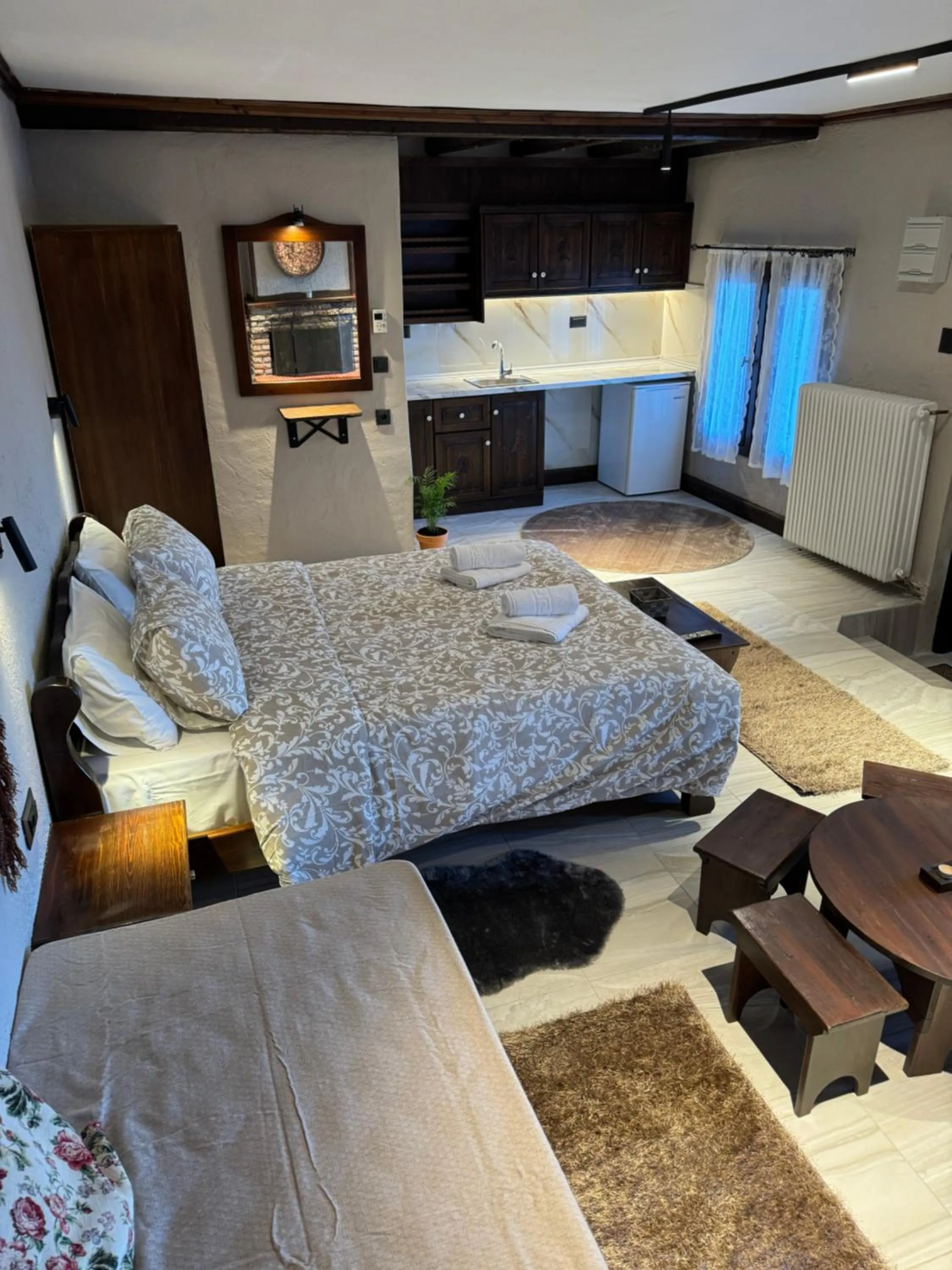 Bed in Enastron Guesthouse