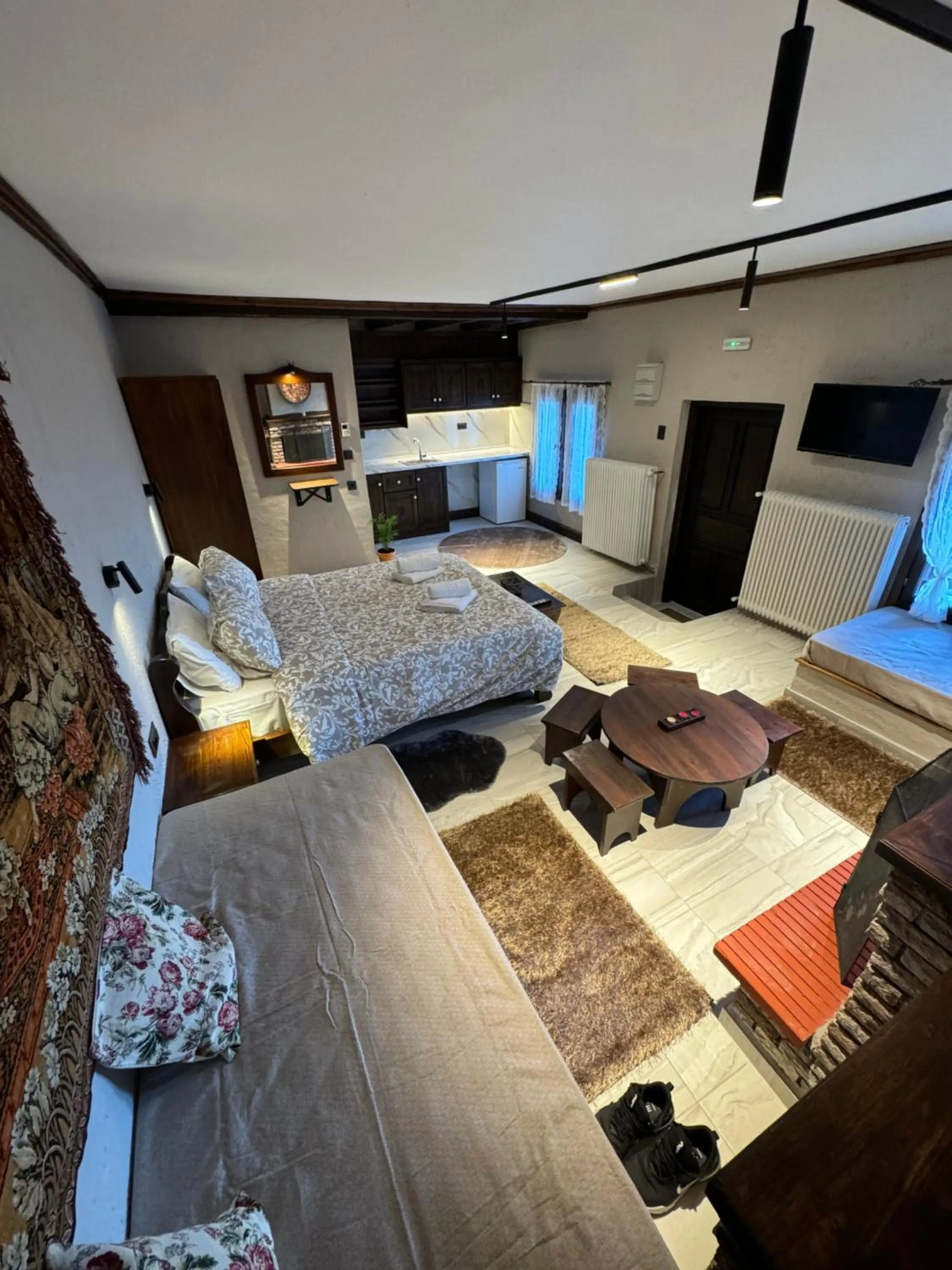 Bed in Enastron Guesthouse