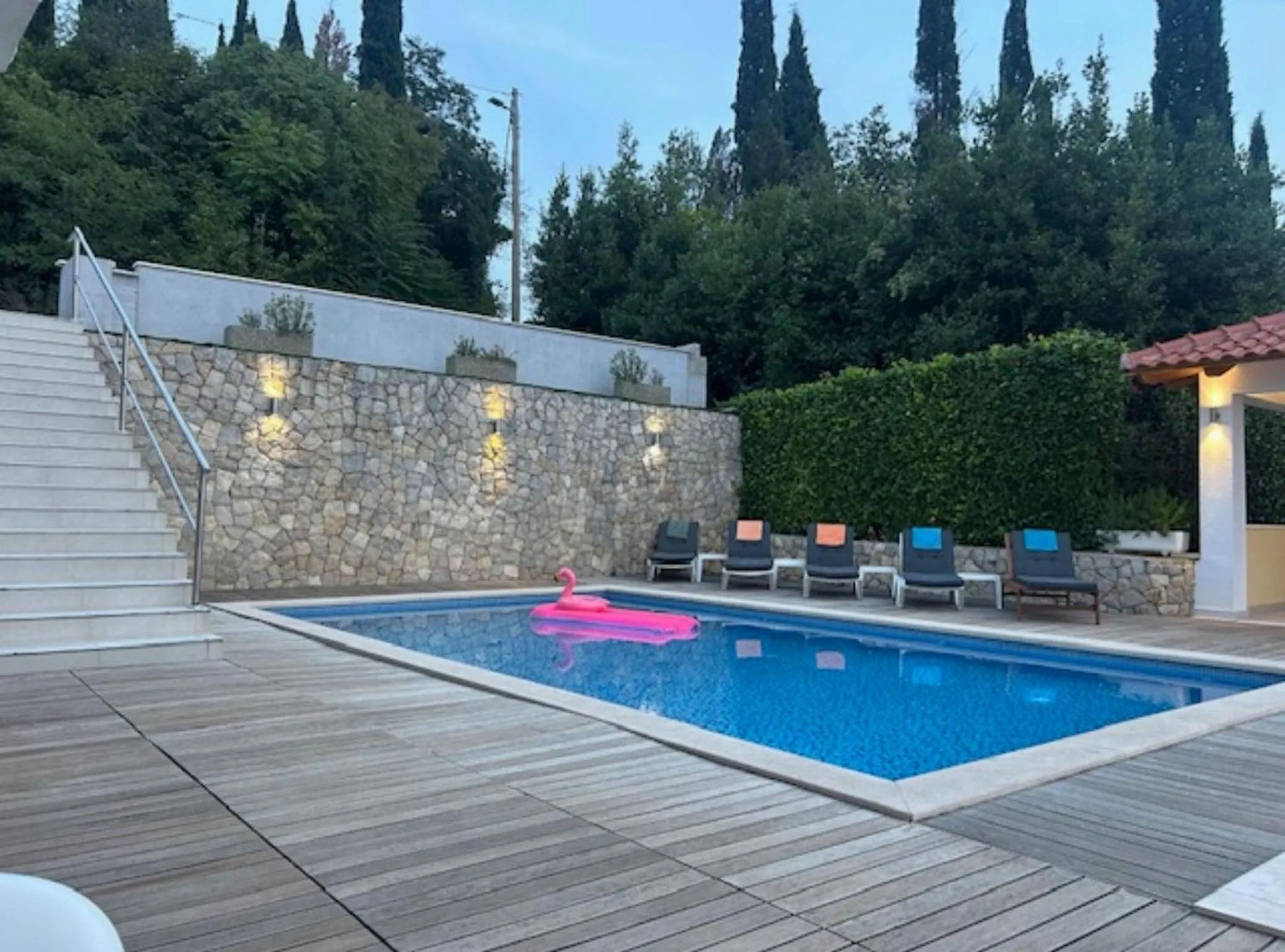 Swimming pool in Villa Oasis Cypress