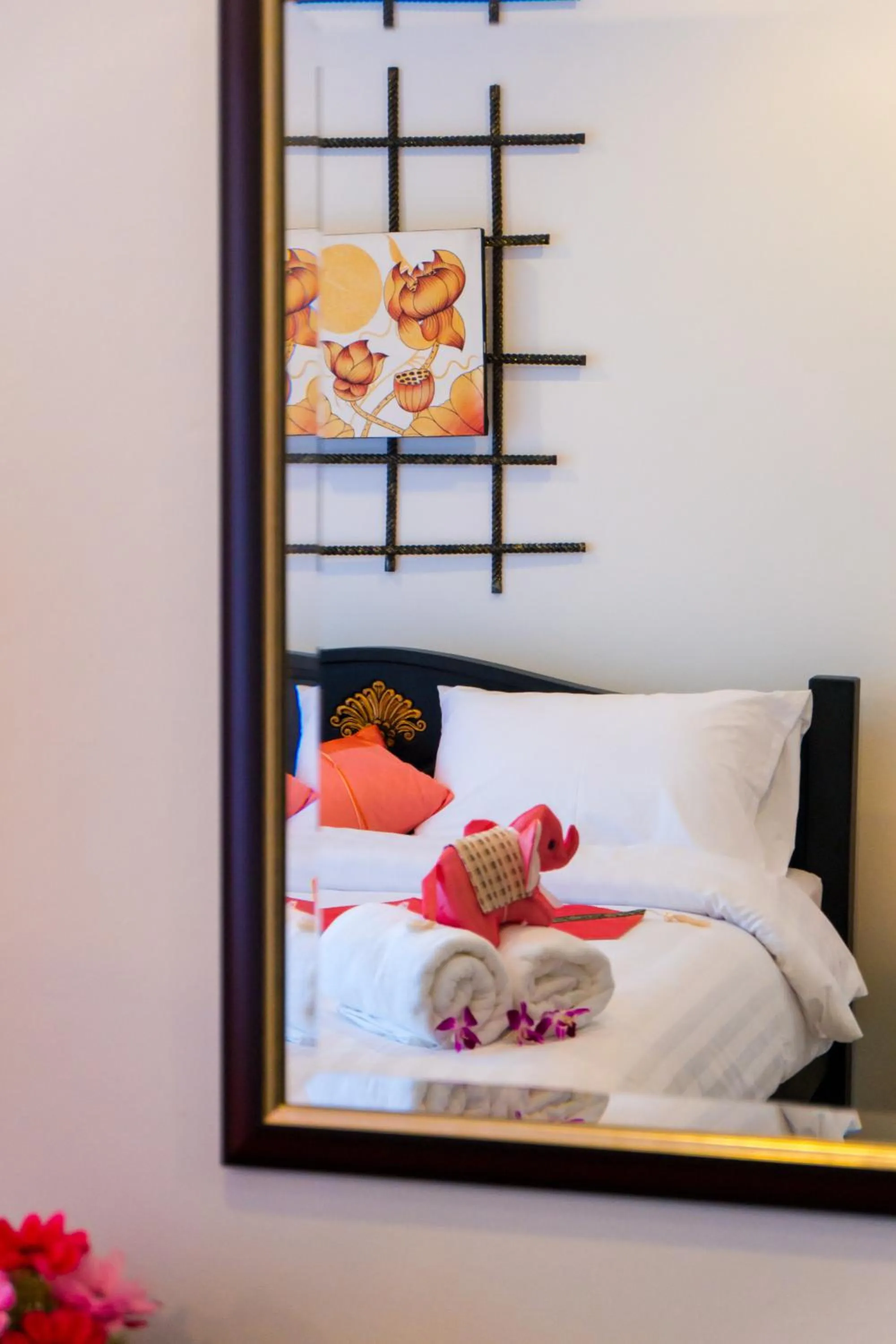 Bed in Swiss Paradise Boutique Villa