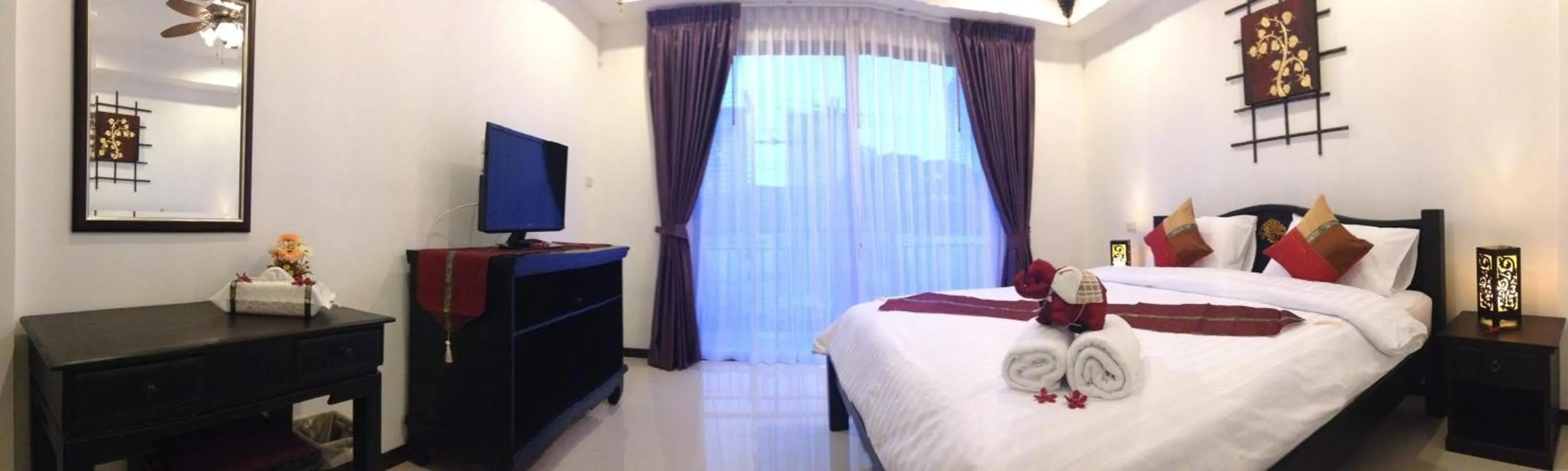 Decorative detail, Bed in Swiss Paradise Boutique Villa