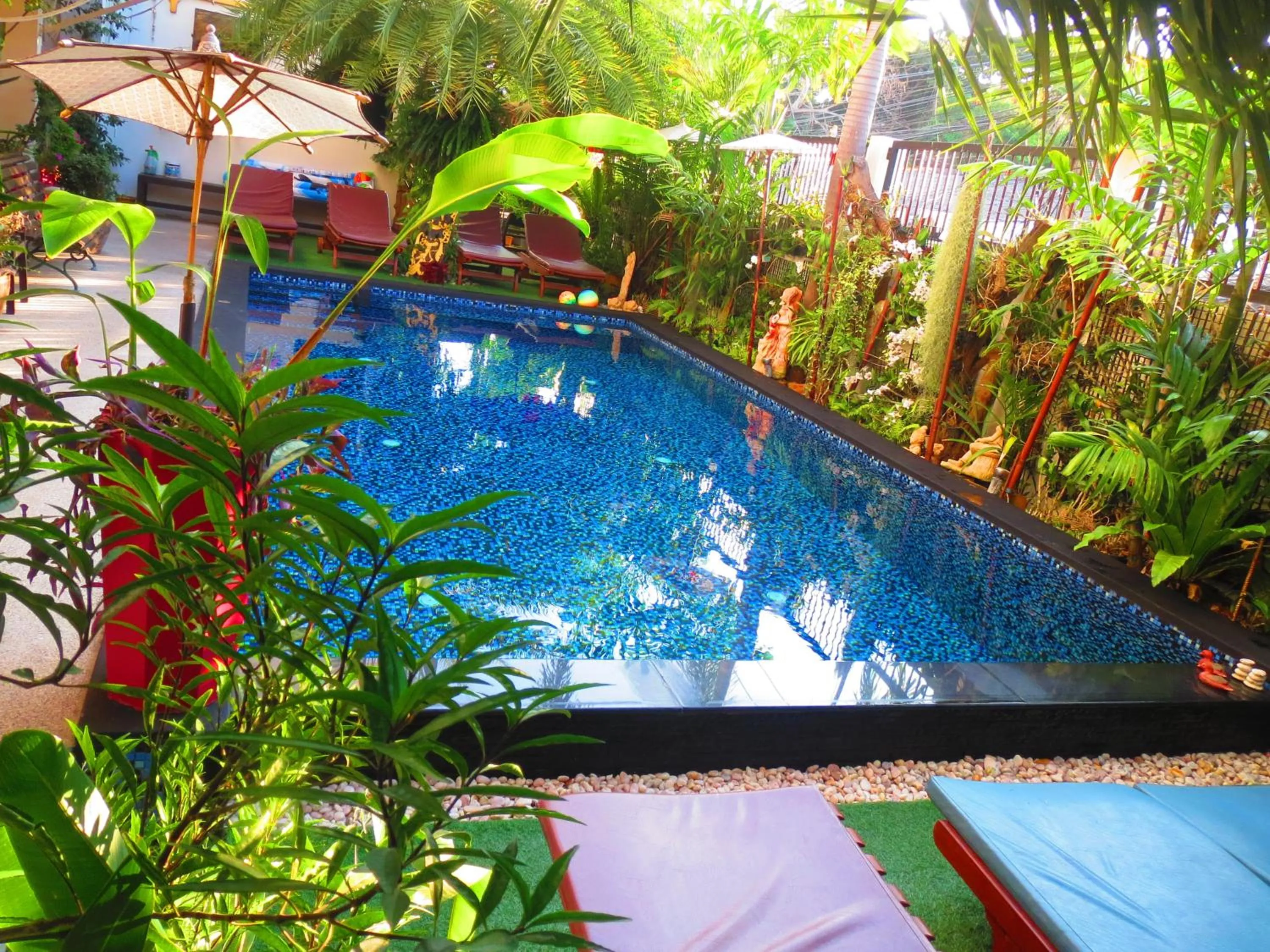 Swimming pool in Swiss Paradise Boutique Villa