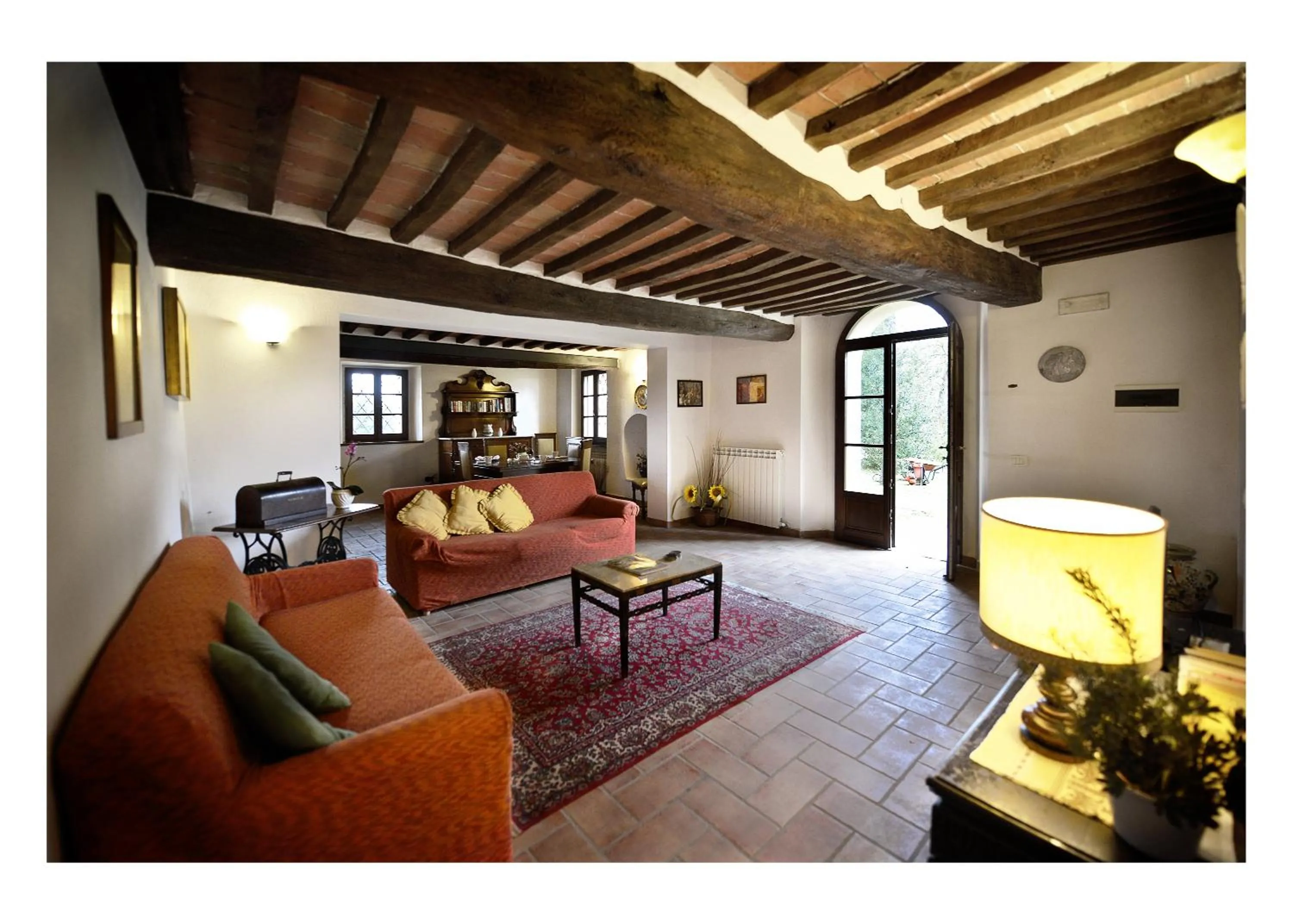 Living room in Podere Suvignano