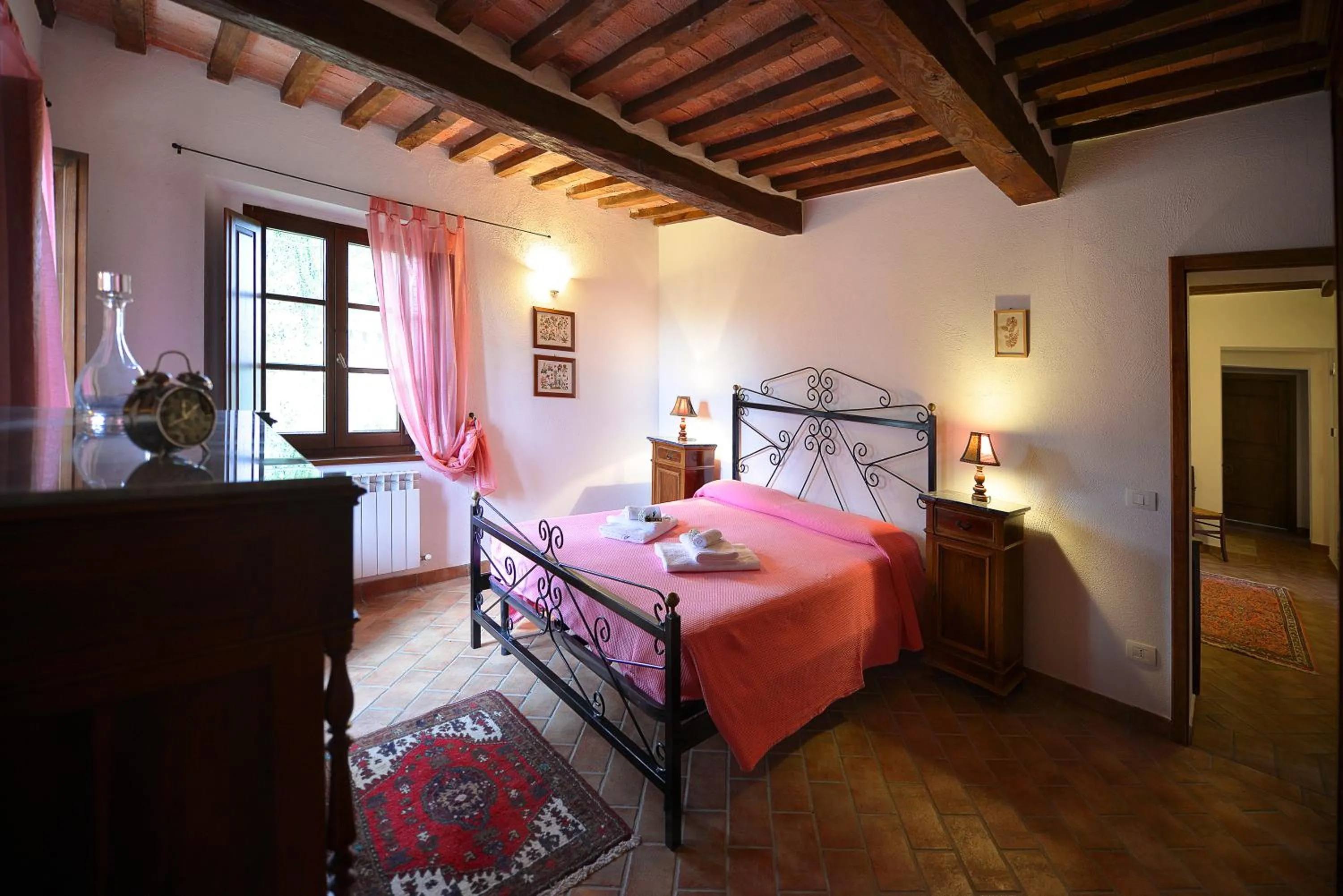 Bedroom, Bed in Podere Suvignano