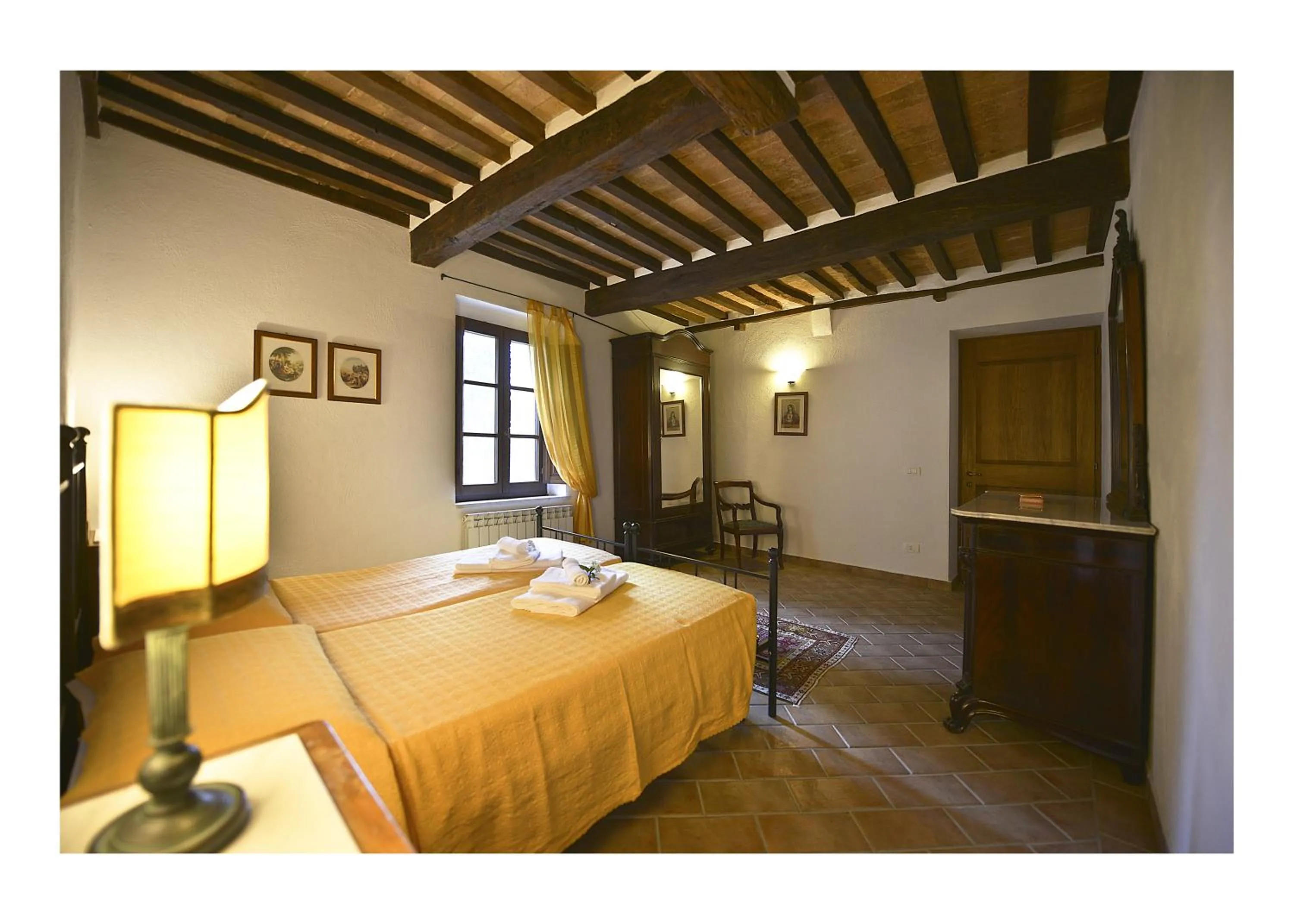 Bedroom, Bed in Podere Suvignano