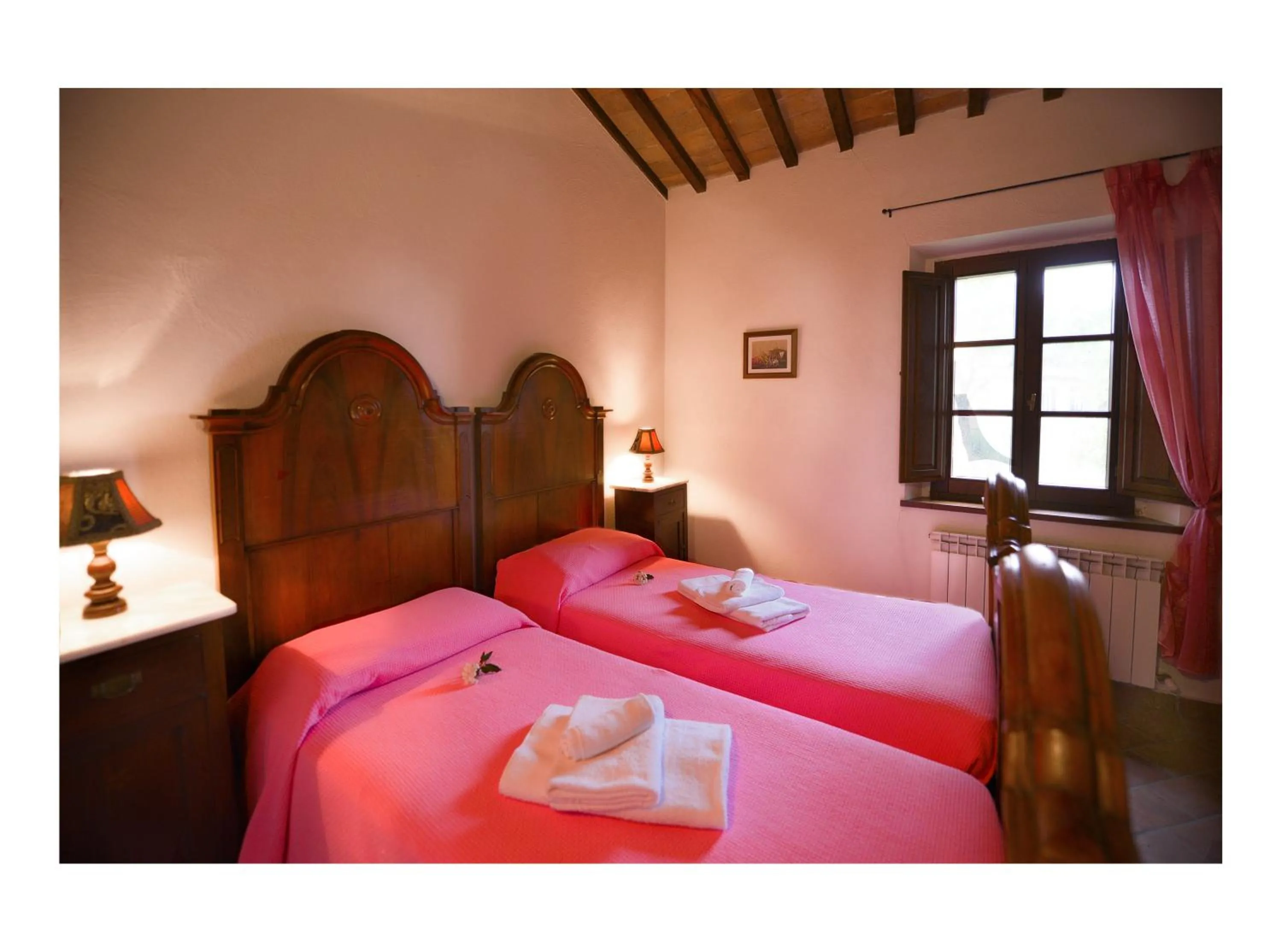 Bedroom, Bed in Podere Suvignano