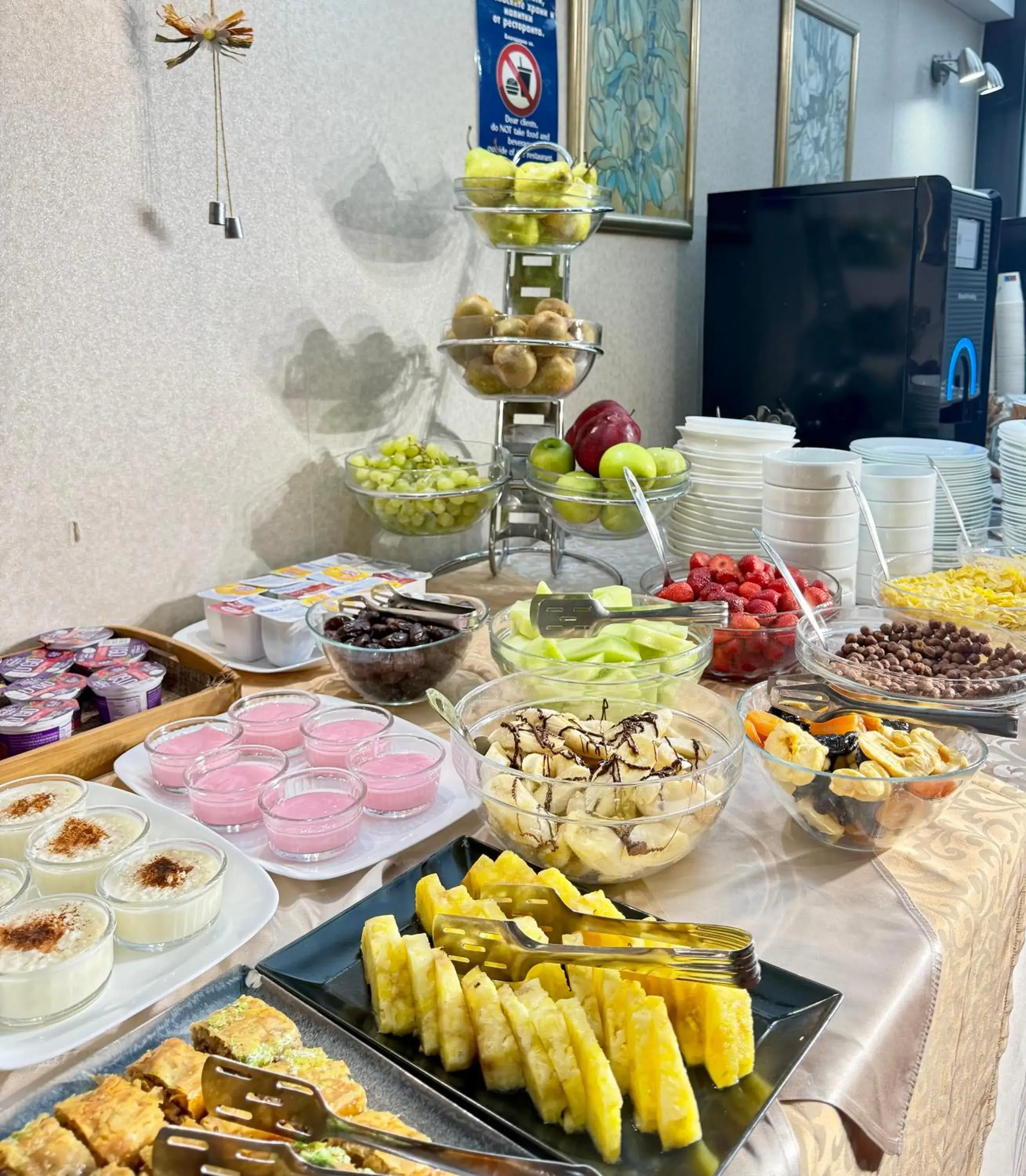 Buffet breakfast in Central Hotel Sofia Buffet breakfast in Central Hotel Sofia