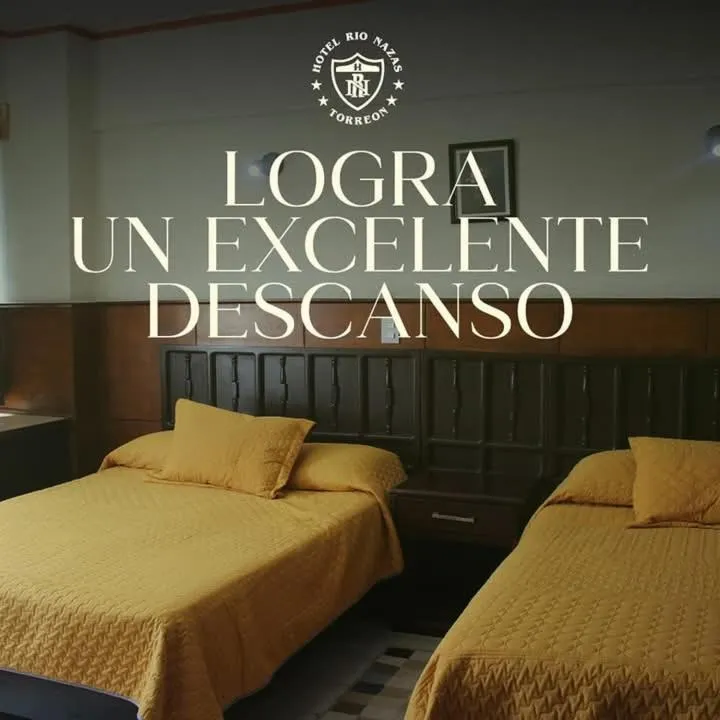 Bed in Hotel Rio Nazas