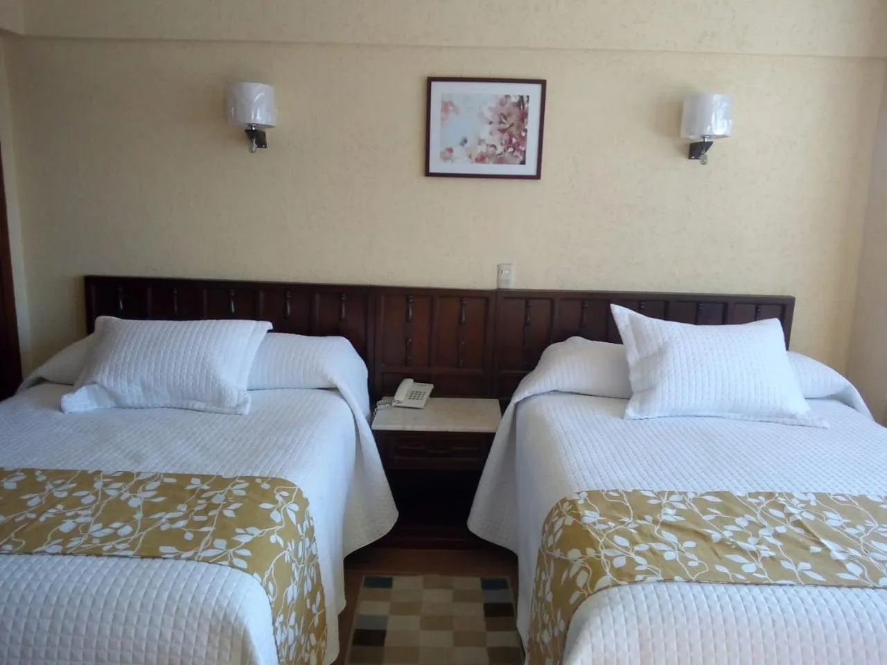 Bed in Hotel Rio Nazas