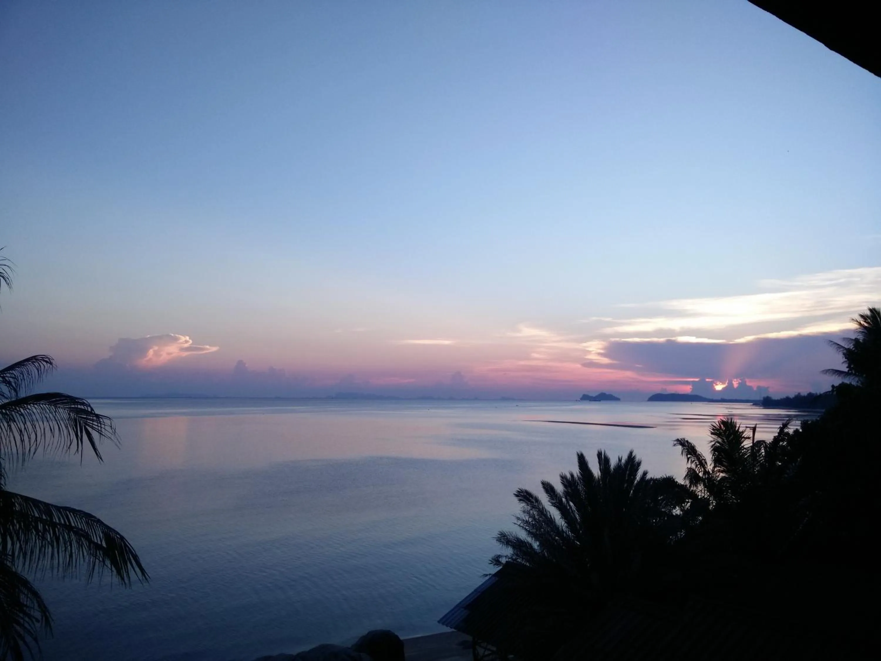 Sea view in Golden Beach Resort Koh Phangan