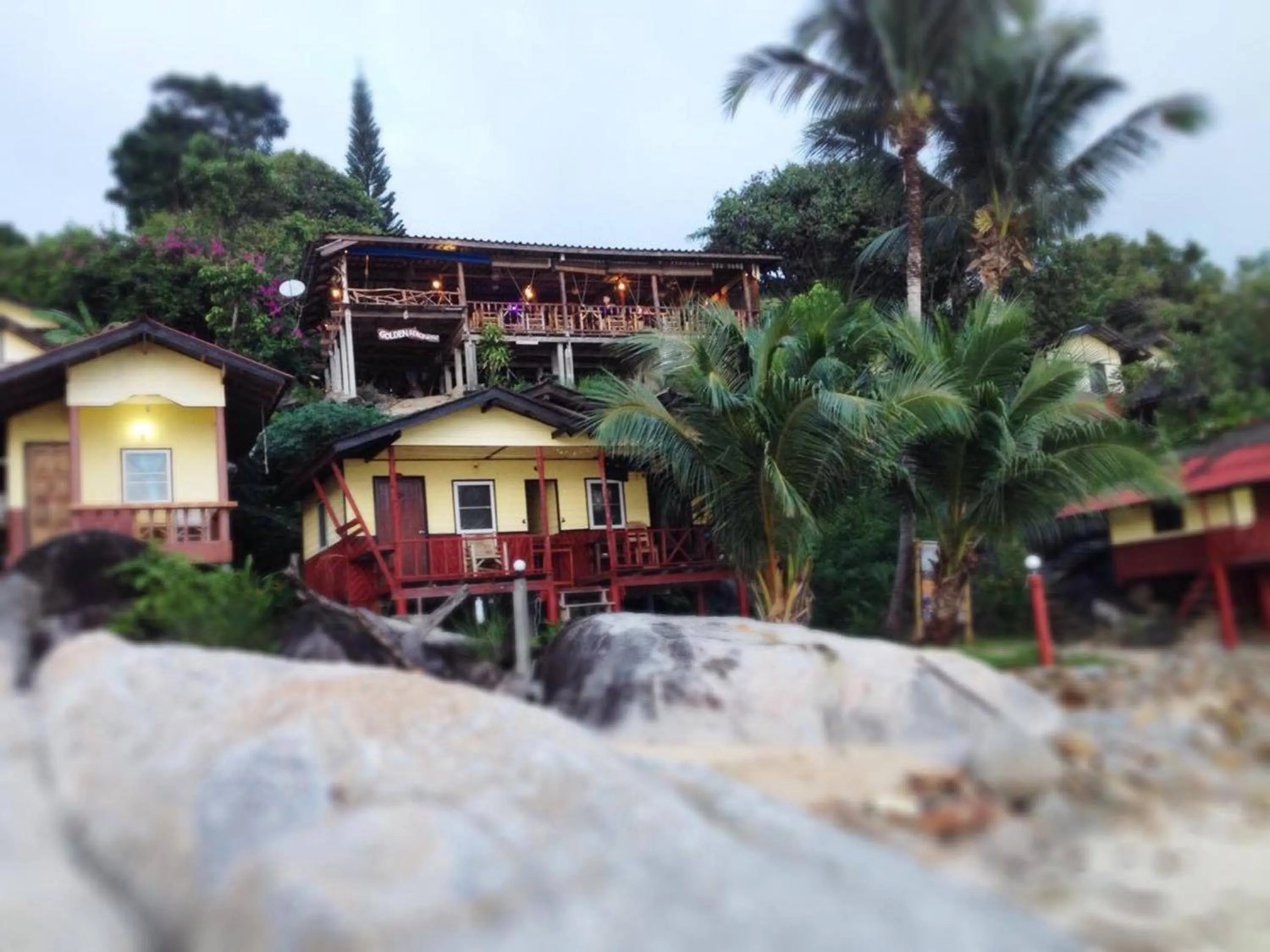 Bird's eye view in Golden Beach Resort Koh Phangan