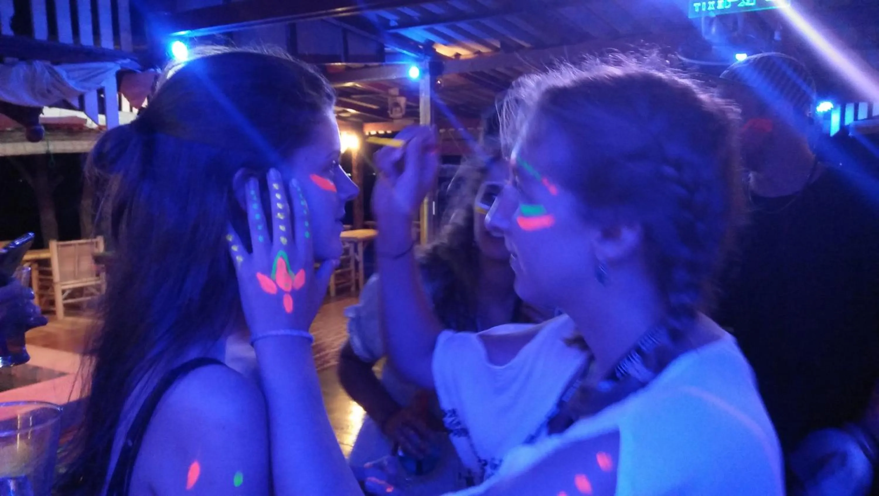 group of guests in Golden Beach Resort Koh Phangan