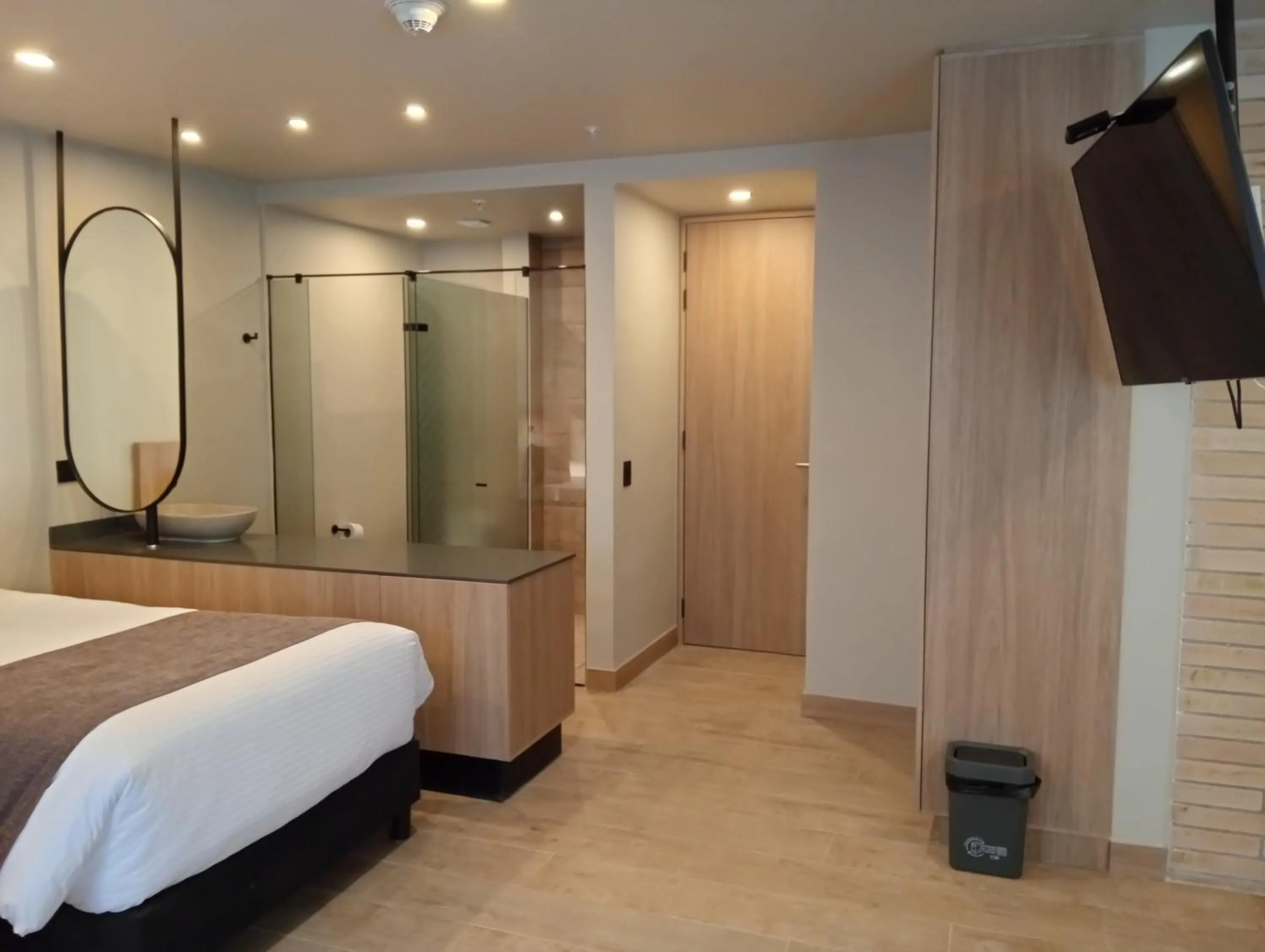 Bed in Hotel Rulay Medellin