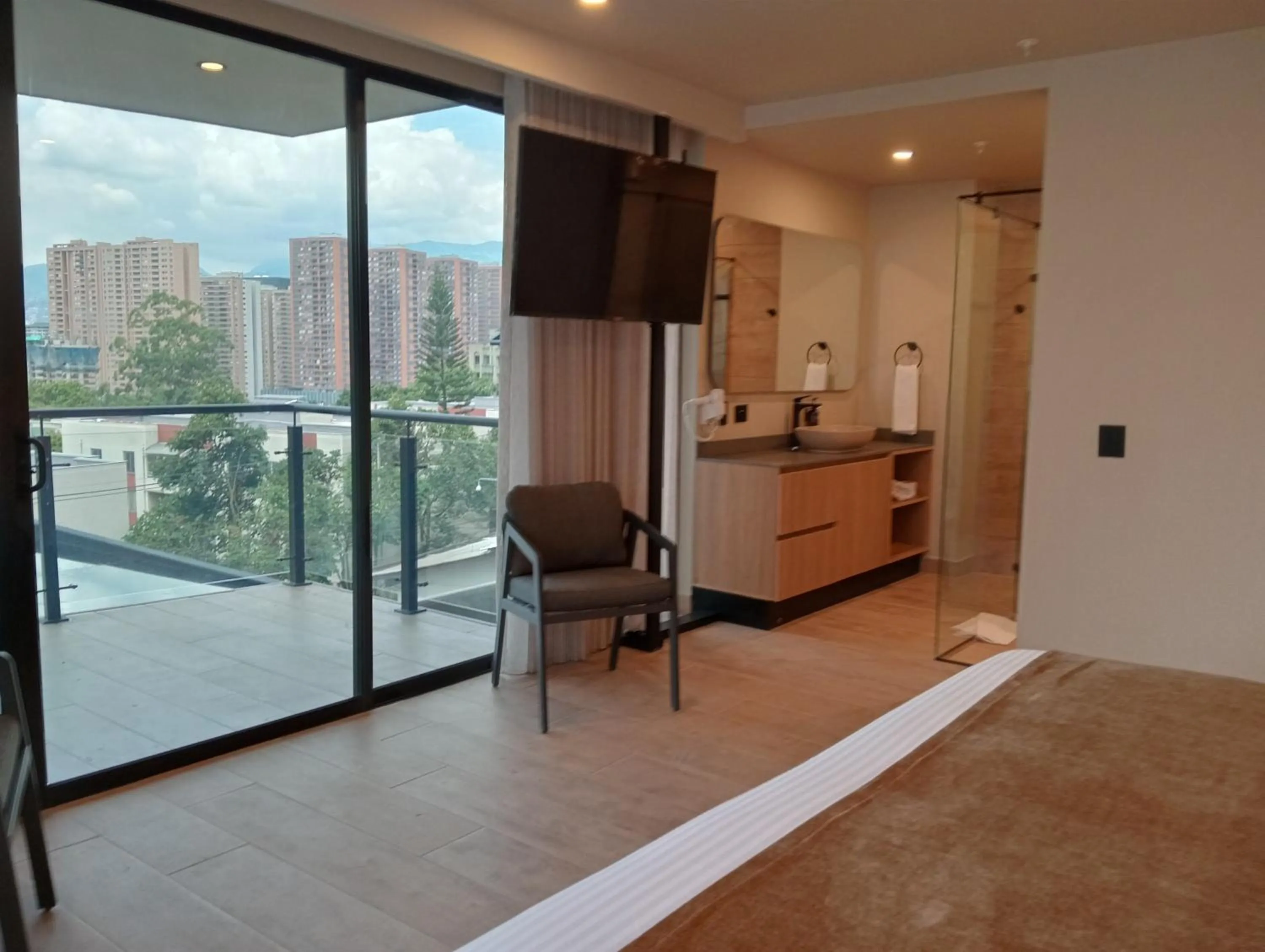 Balcony/Terrace in Hotel Rulay Medellin