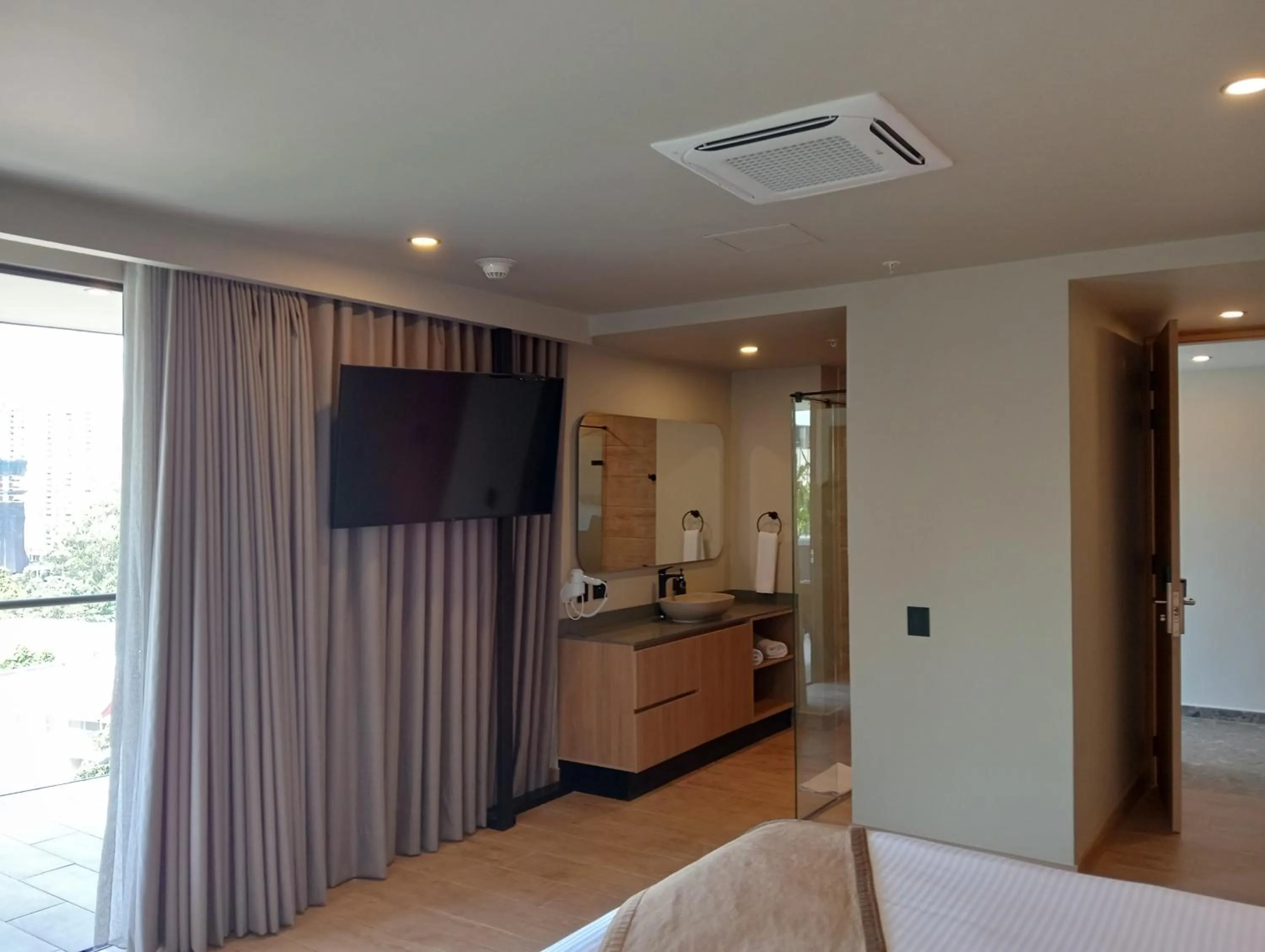 Bedroom, Bed in Hotel Rulay Medellin