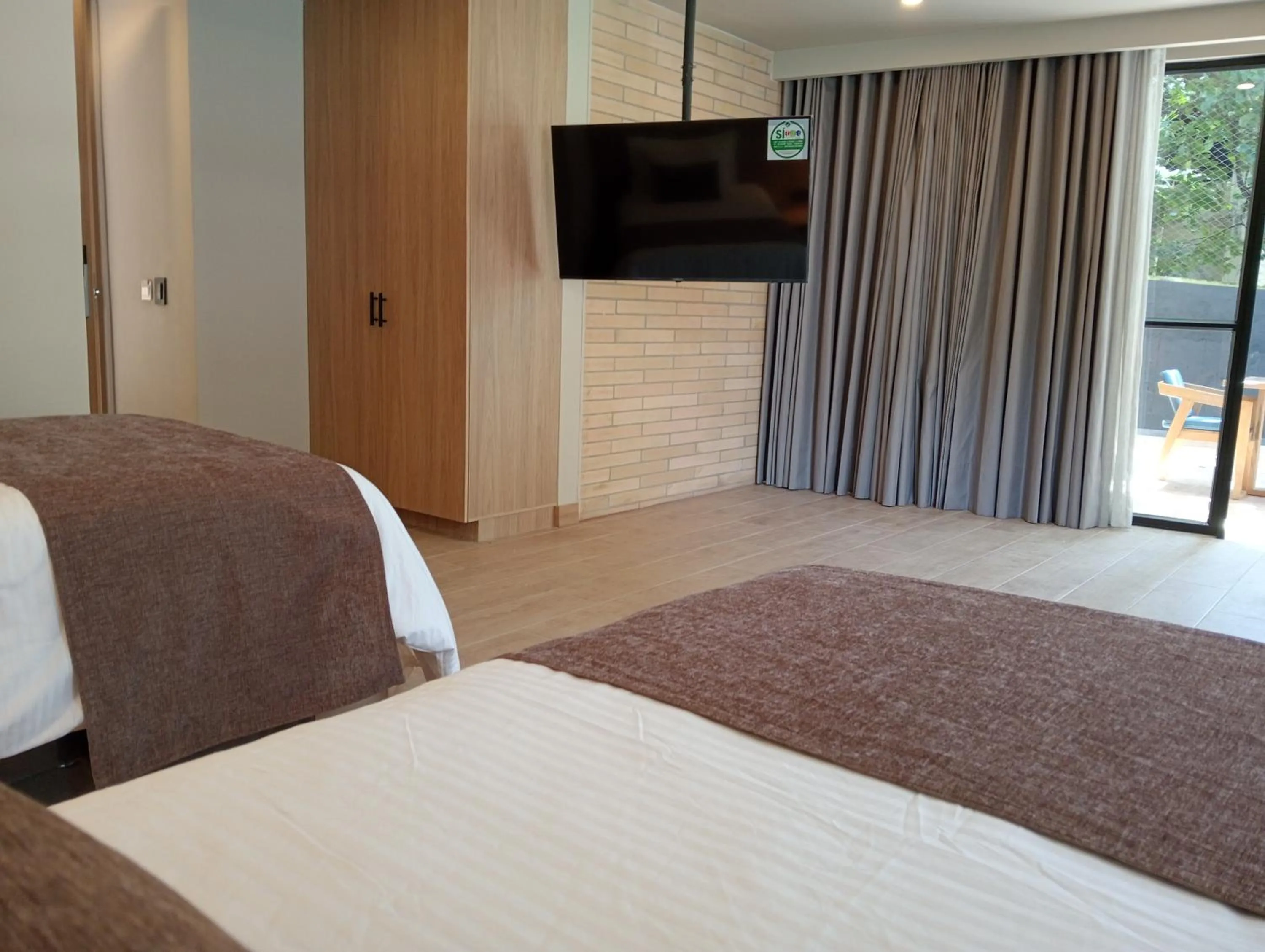 Bed in Hotel Rulay Medellin