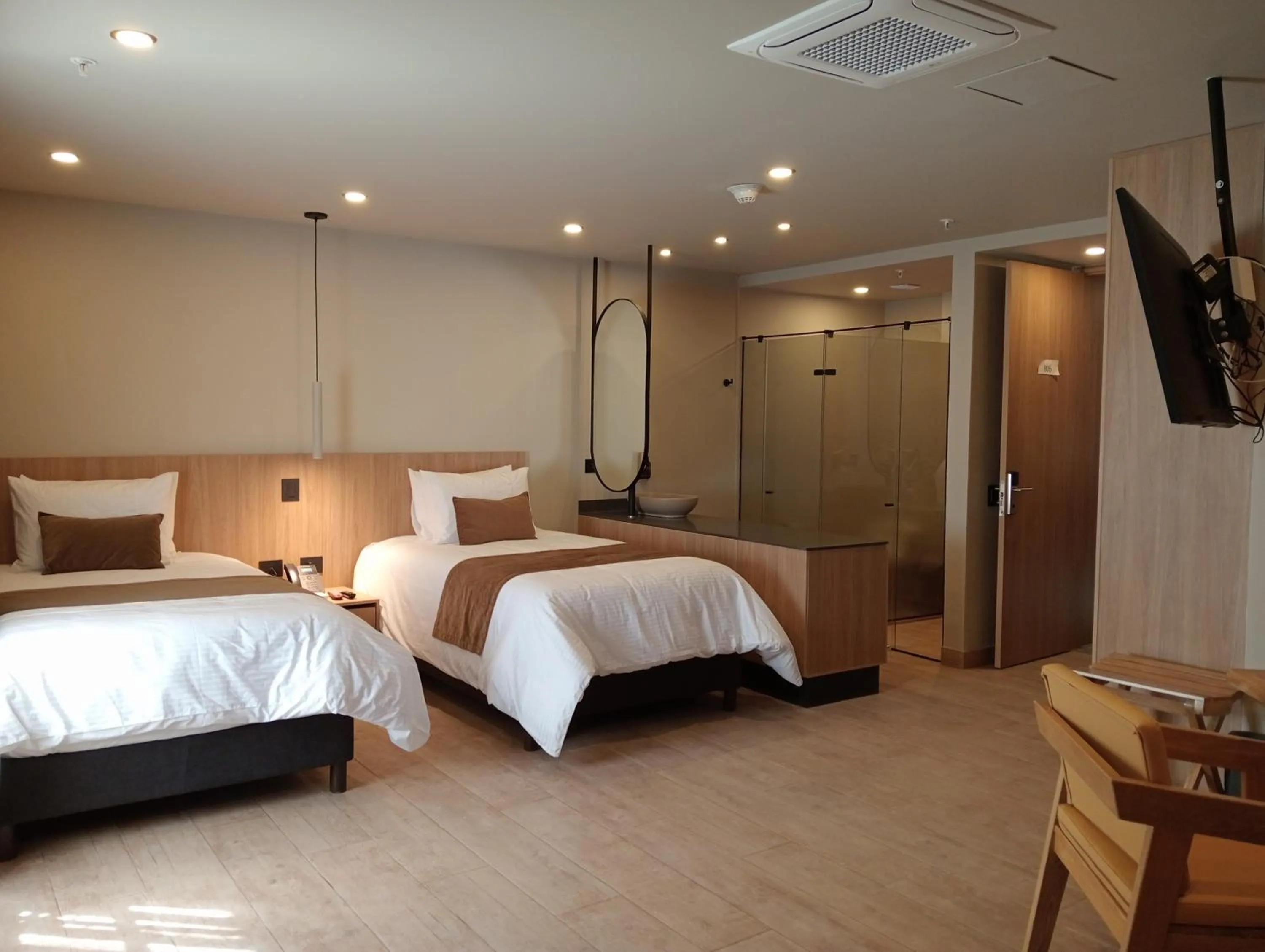 Bed in Hotel Rulay Medellin