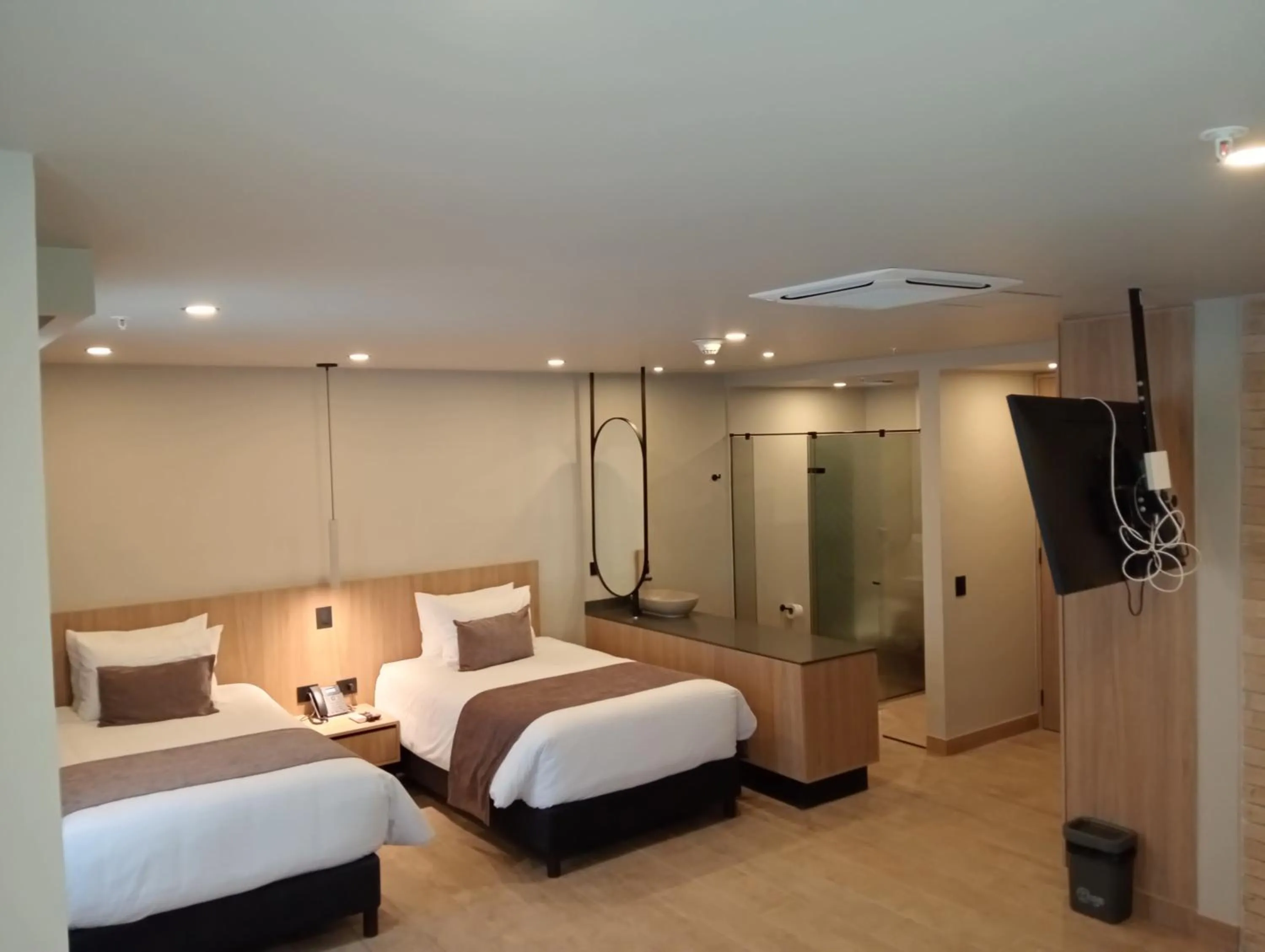 Photo of the whole room, Bed in Hotel Rulay Medellin