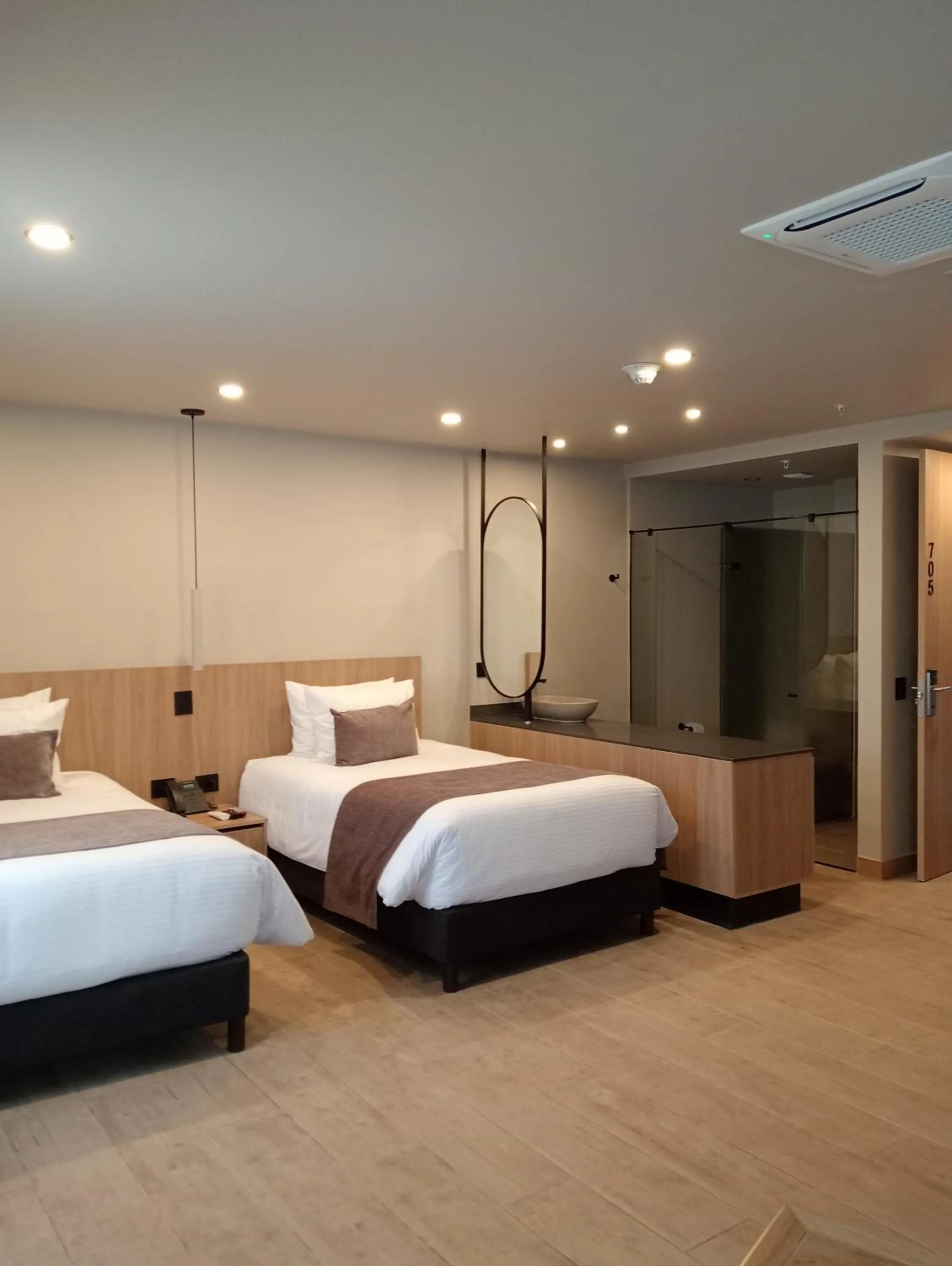 Bed in Hotel Rulay Medellin