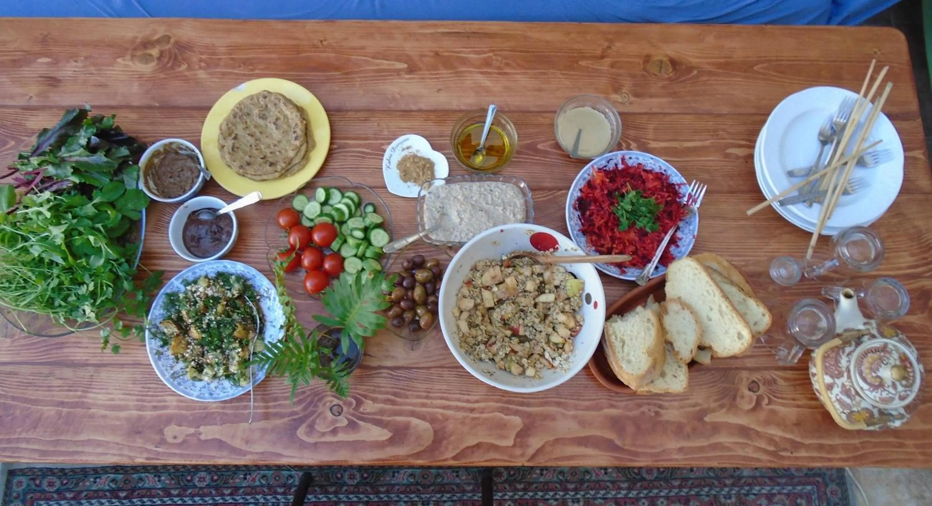 Area and facilities in Lotus Garden Hostel Izmir