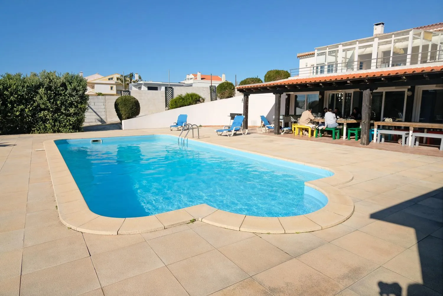 Swimming pool in FreeSurfCamp