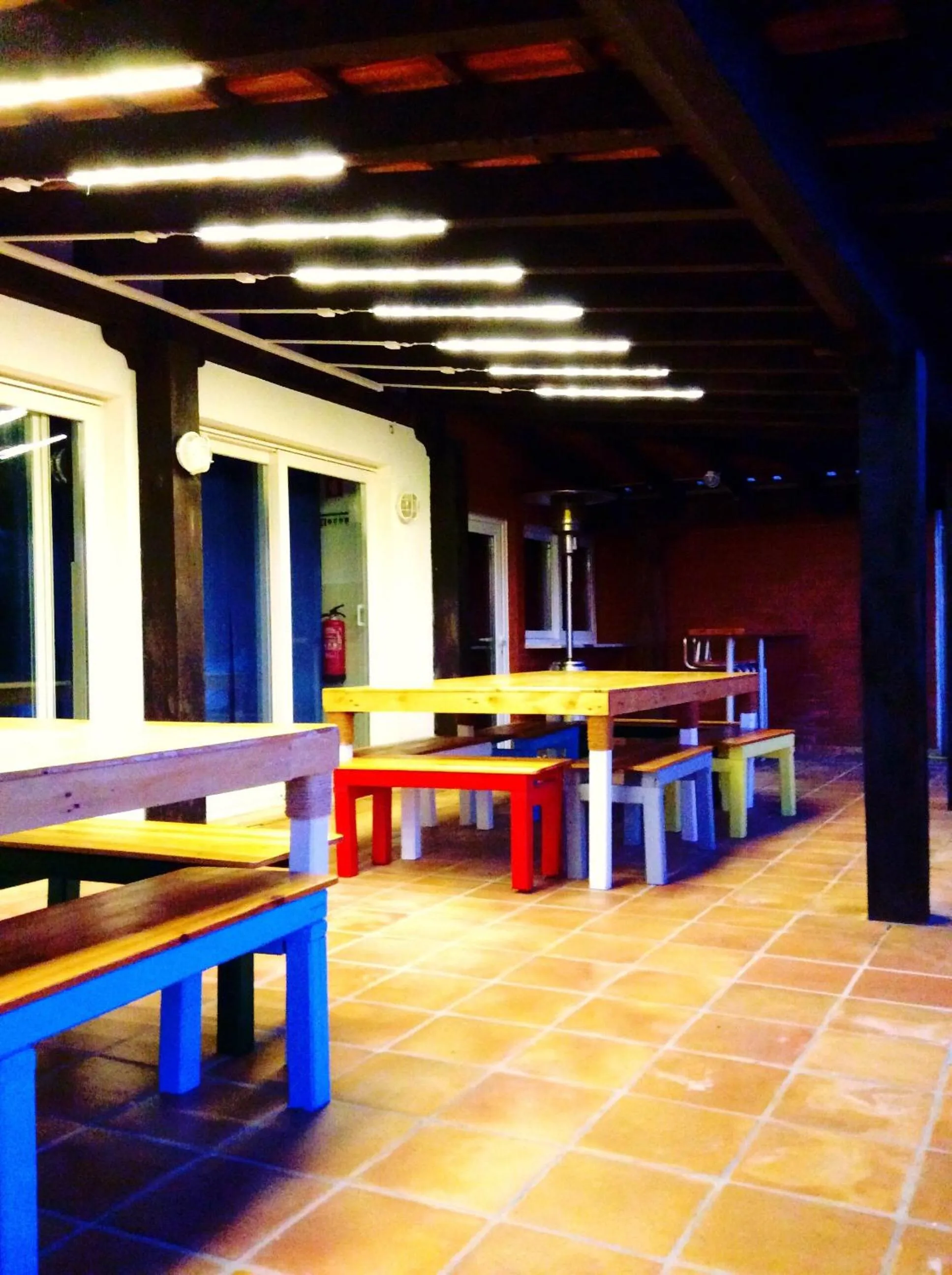 Patio in FreeSurfCamp