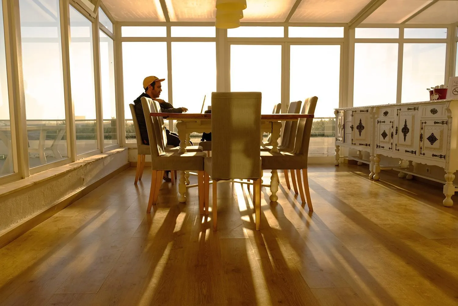 Sunset in FreeSurfCamp