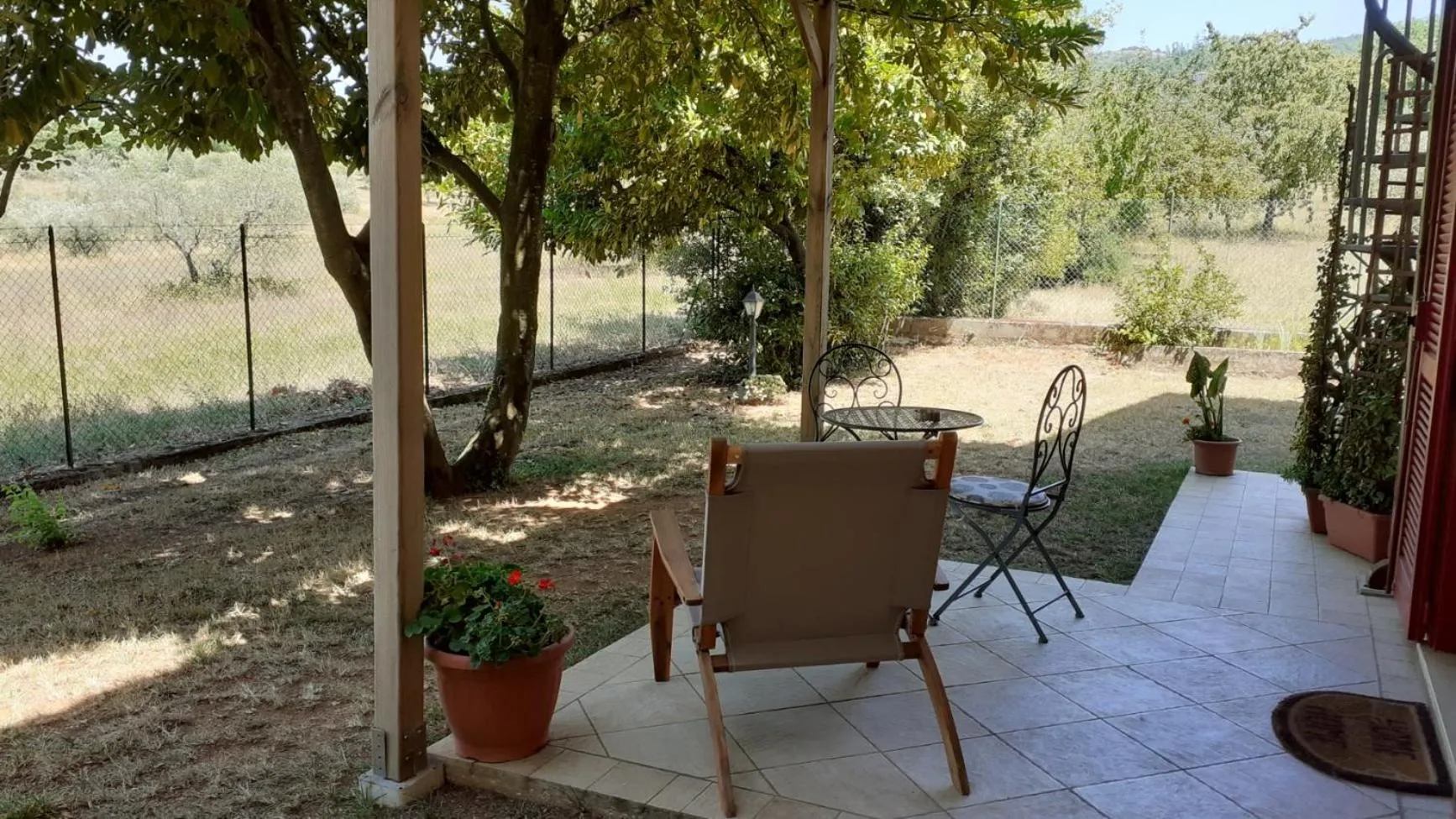 Patio in B&B Il Pizzagiallo