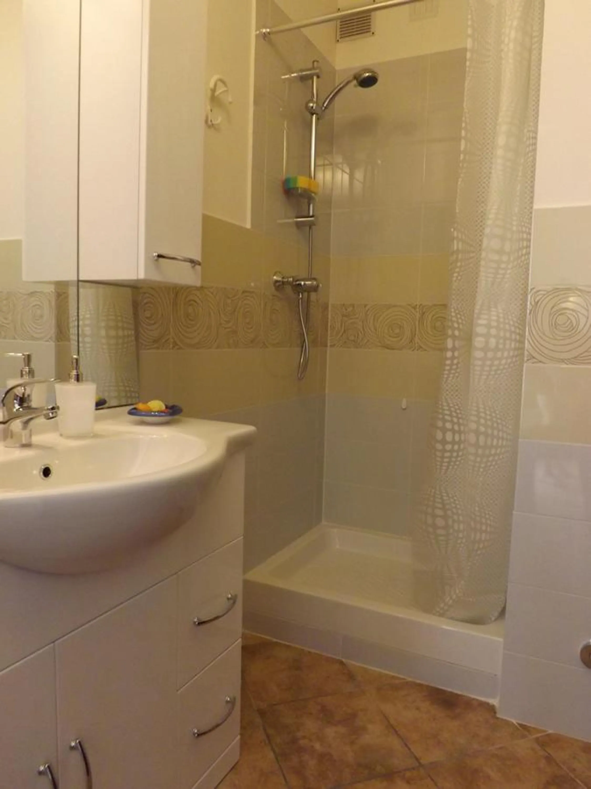 Shower in B&B Il Pizzagiallo