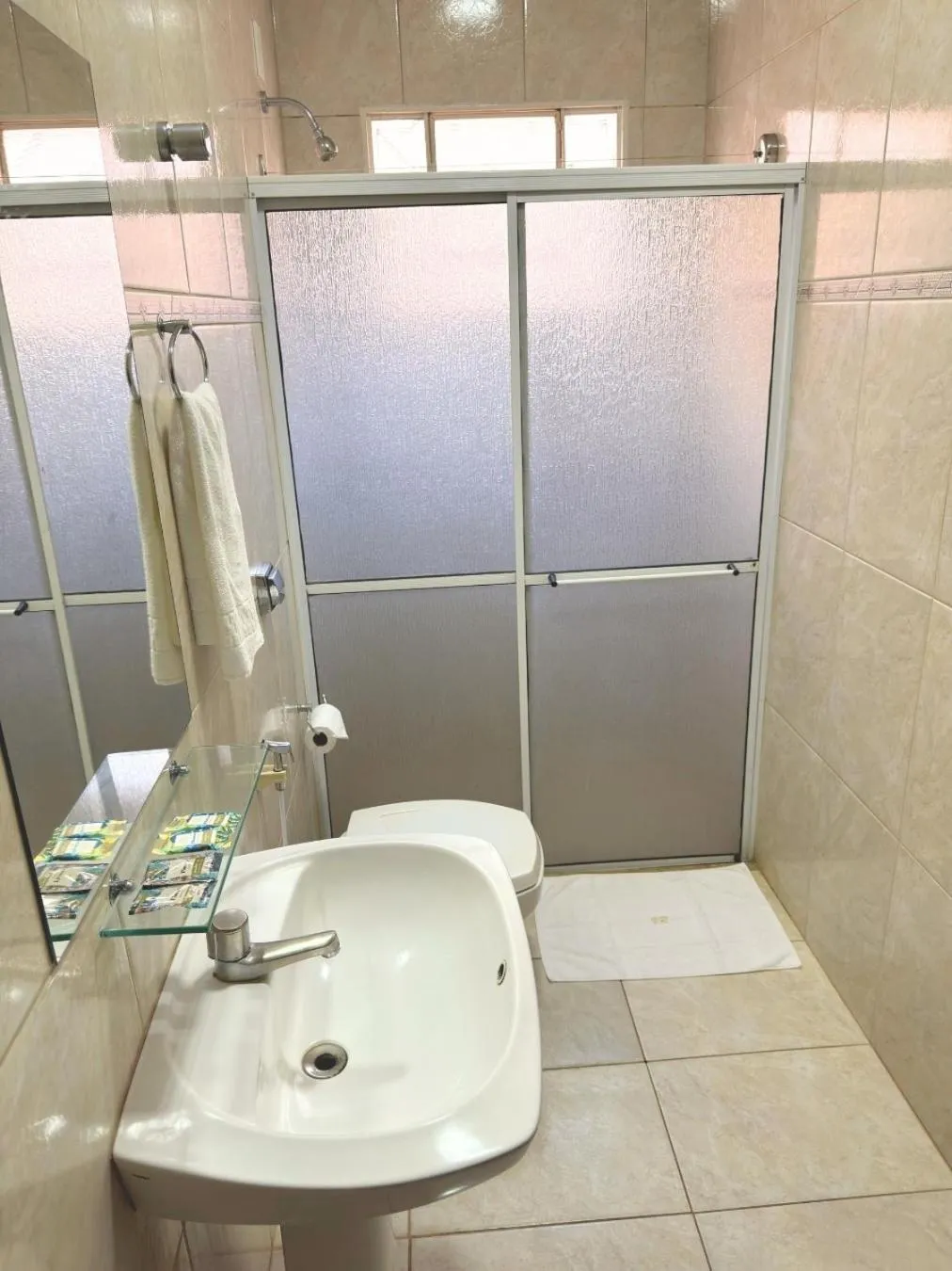 Shower in Hotel Villa Rebellato