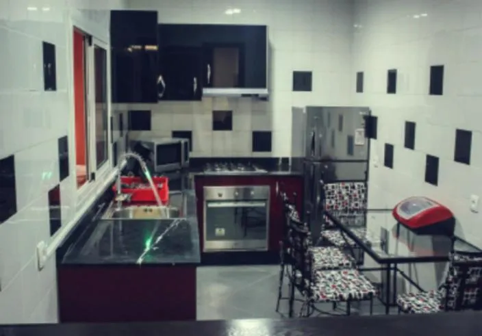 Kitchen or kitchenette in Rabat Apartments
